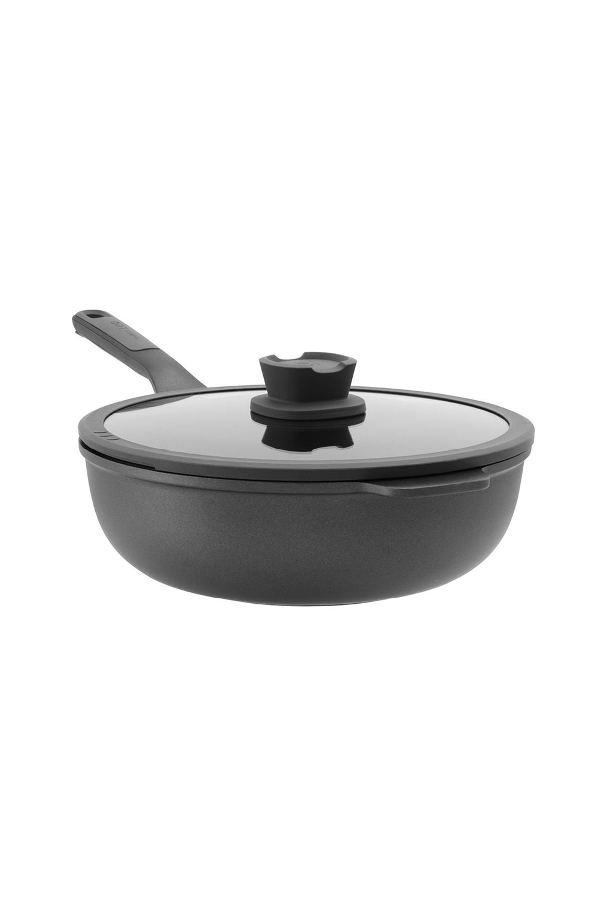 Berghoff LEO STONE Yapışmaz Kapaklı Alüminyum Döküm Wok Tava 28 cm