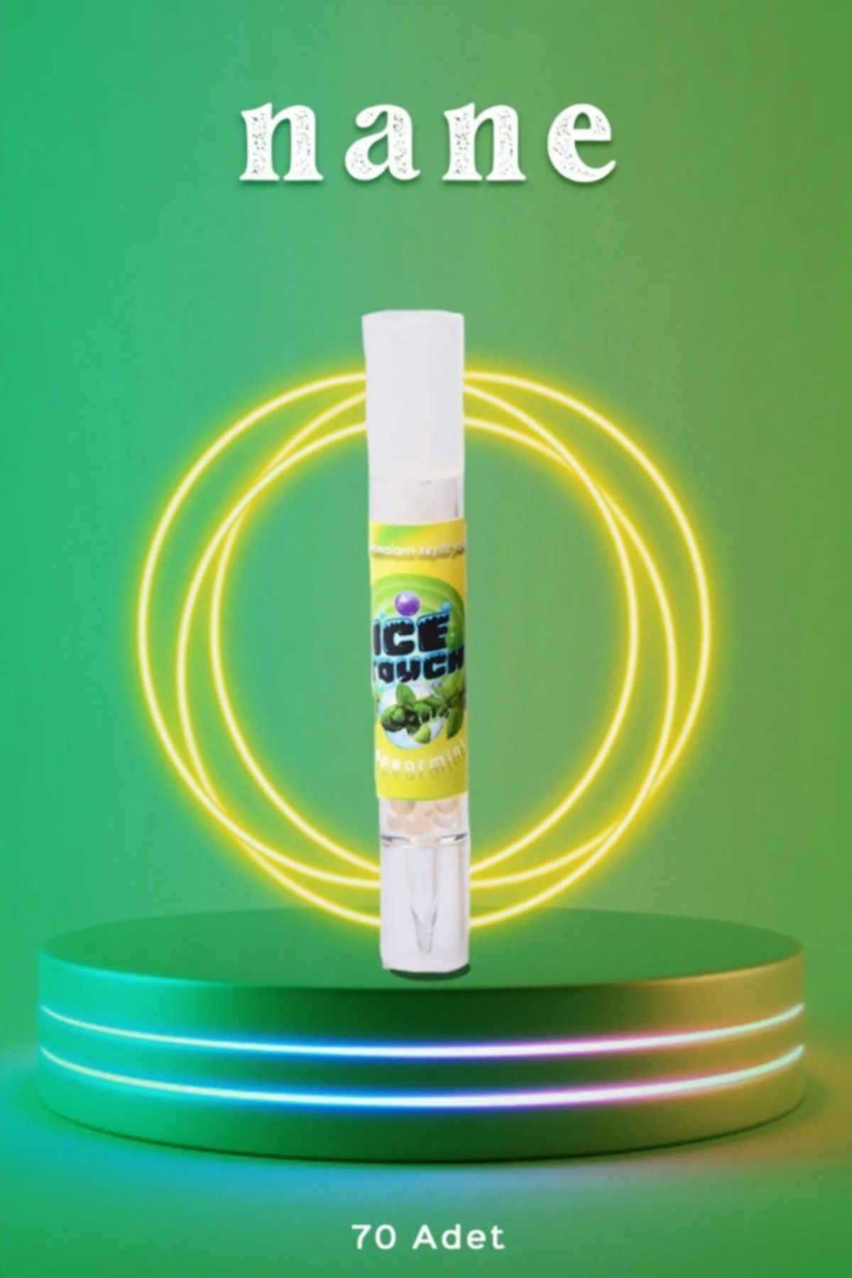 ice touch Mentol Topu Buz Nane Aromalı 70 Adet + Aplikatör Hediyeli
