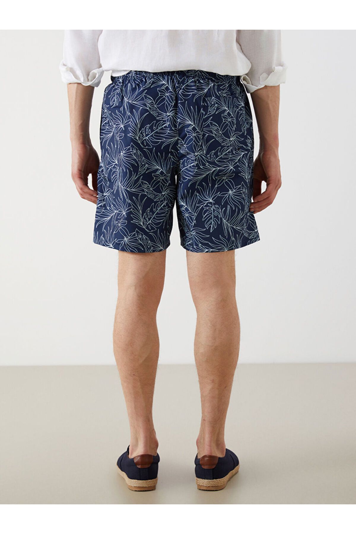 LC Waikiki-Lcw Knee Length Patterned Men's Swim Shorts 4