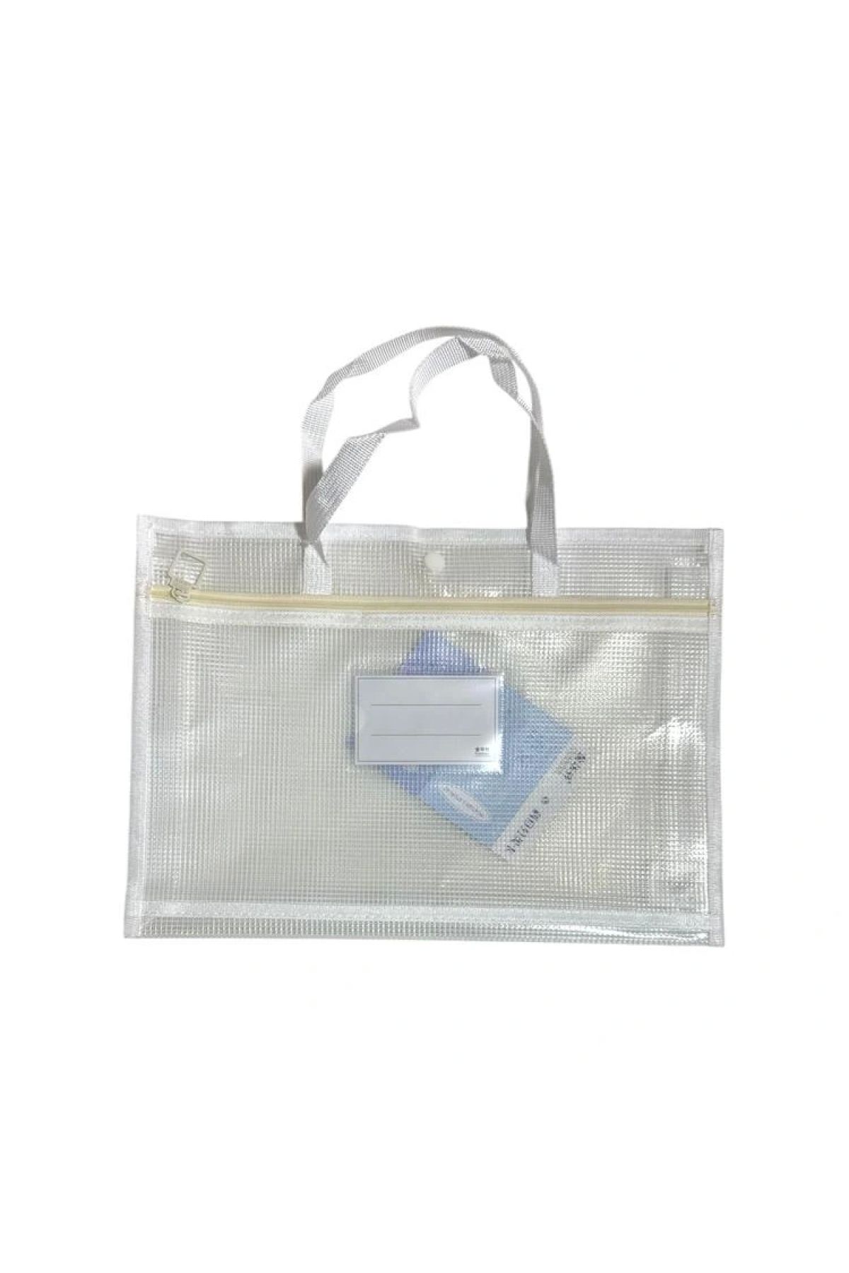 Odak-A4-261 A4 Bag with Zipper and Snap Fastener, 2 Compartments, Pvc Card Section and Handle - Single 3
