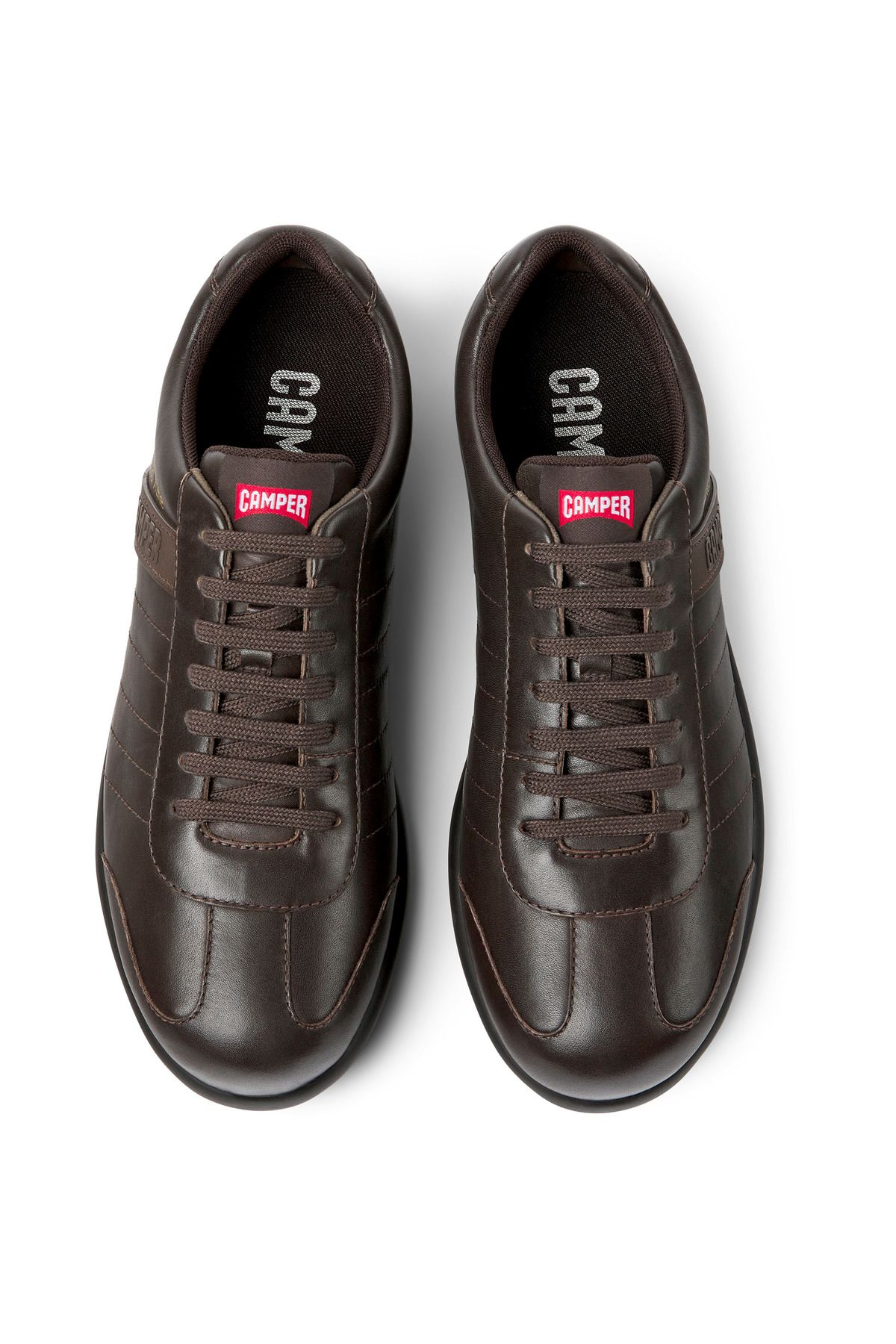 CAMPER-Men’s Brown Leather Casual Shoes with Eva Soft Sole Comfort Basic Stylish Pelotas XLite 3