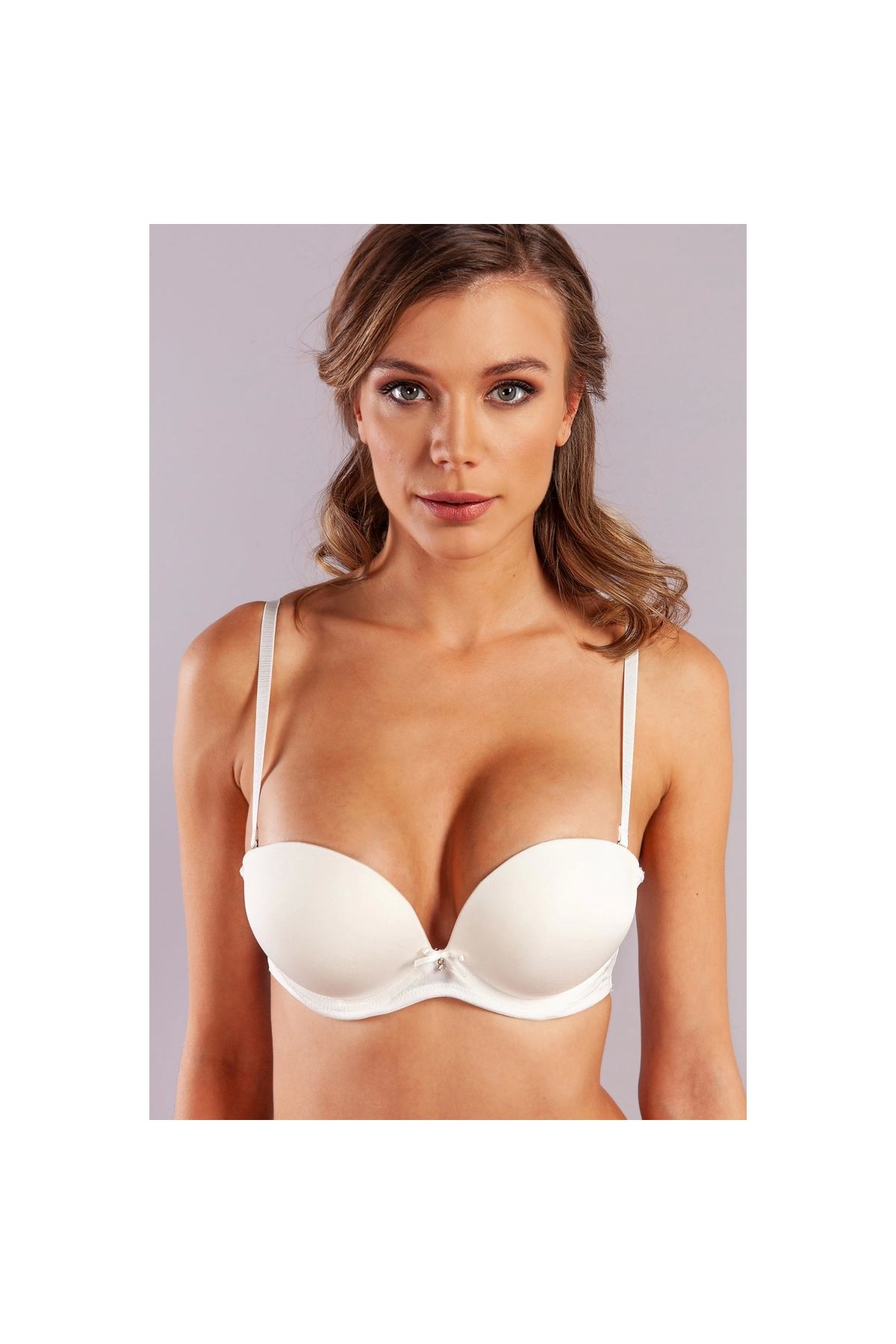 Marsilyan Golshan Genius Balconette Heavy Push Up Bra, Ekru Konforlu ve Şık Sütyen