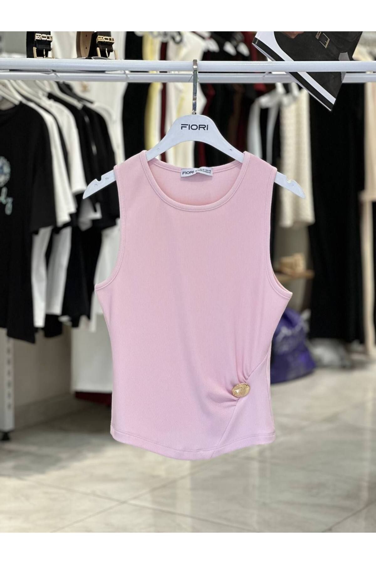 FioriModa Sıfır Kol Bluz