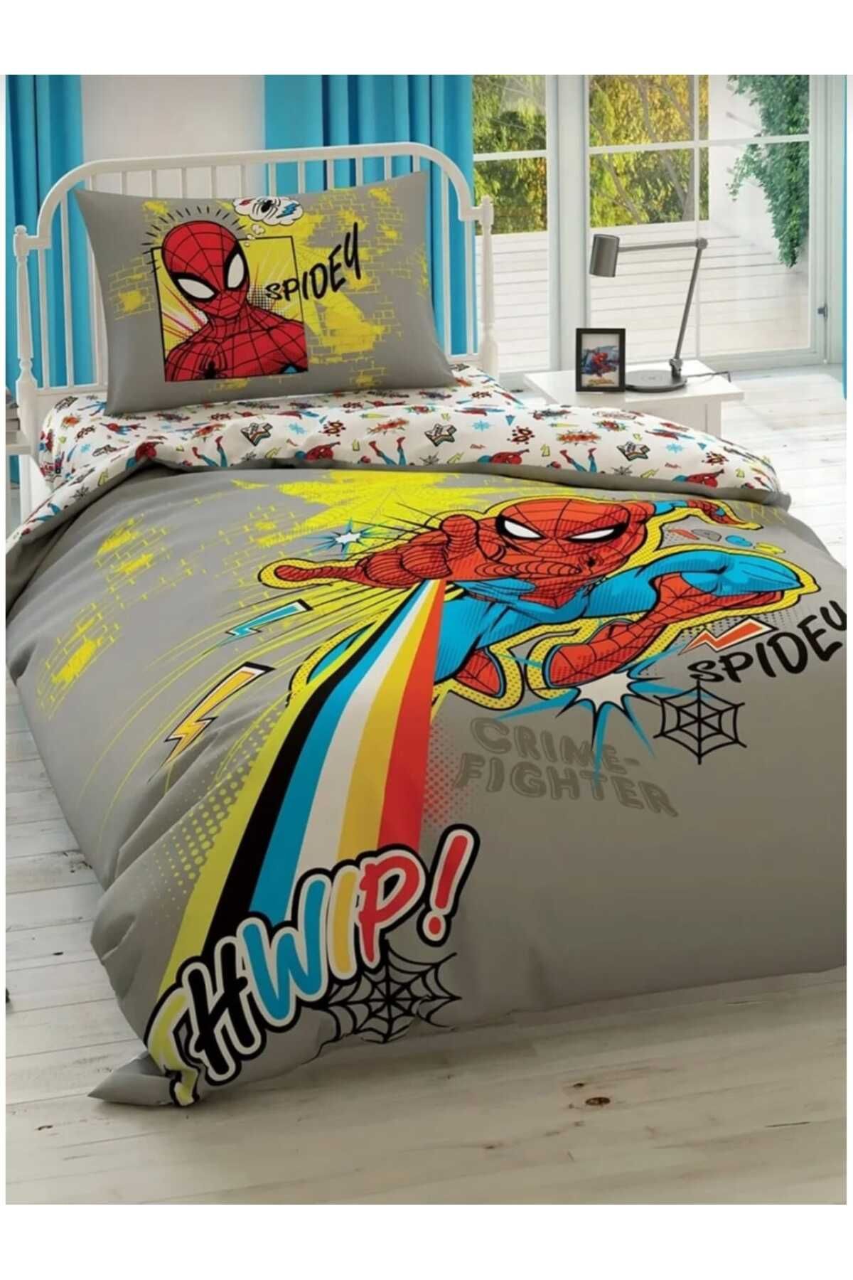 Taç TAÇ LİSANSLI SPIDERMAN POWER TEK KİŞİLİK NEVRESİM TAKIMI