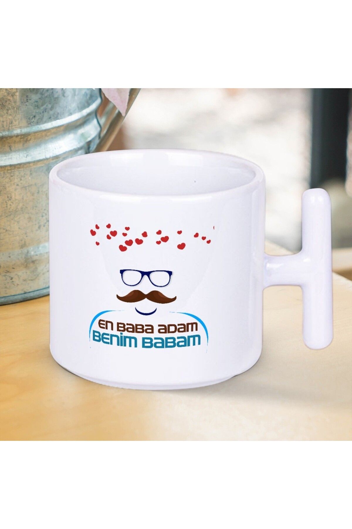 Nostaljik Lezzetler En Baba Adam Benim Babam Yazılı Babalar Gününe Özel T Kupa Bardak