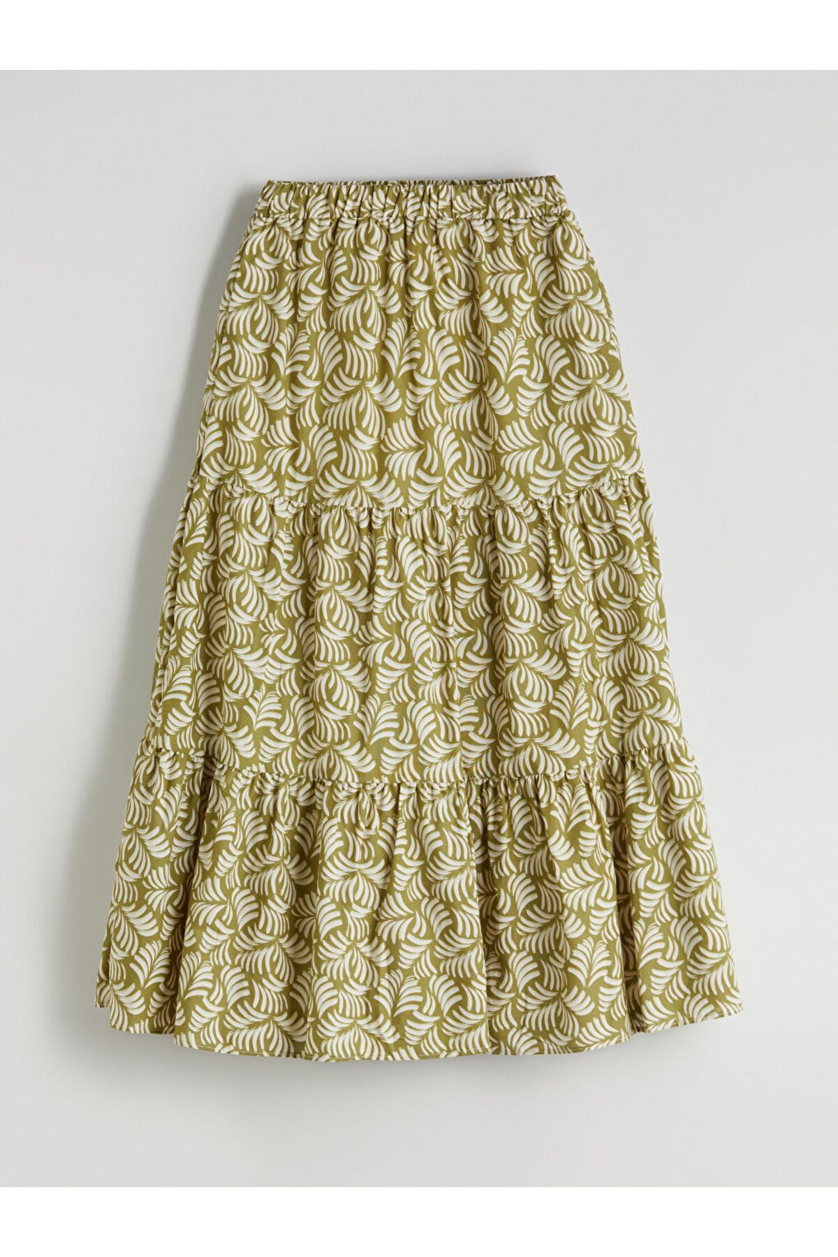 LC Waikiki-Lcw Elastic Waist Patterned Folded Skirt Fast Fashion 5