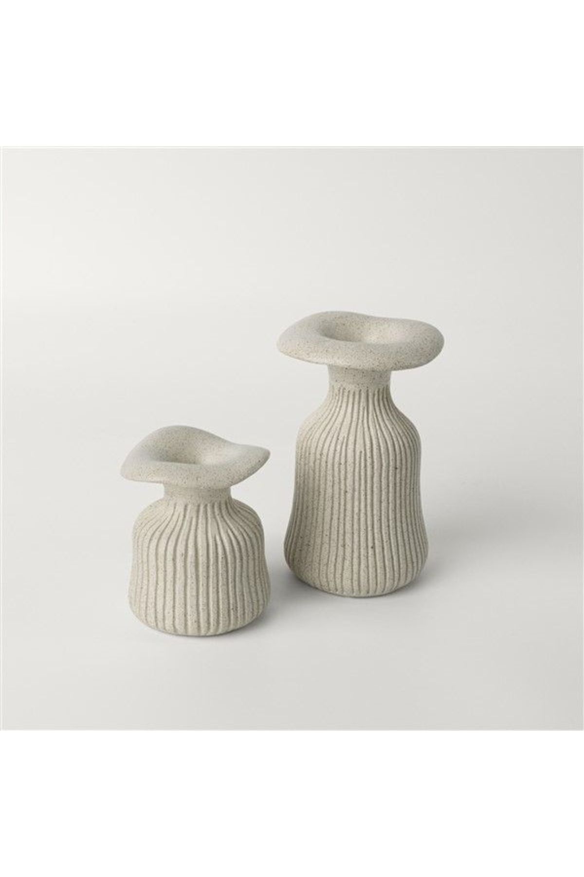 Linens Gino 9x9x15 cm Vazo Natural