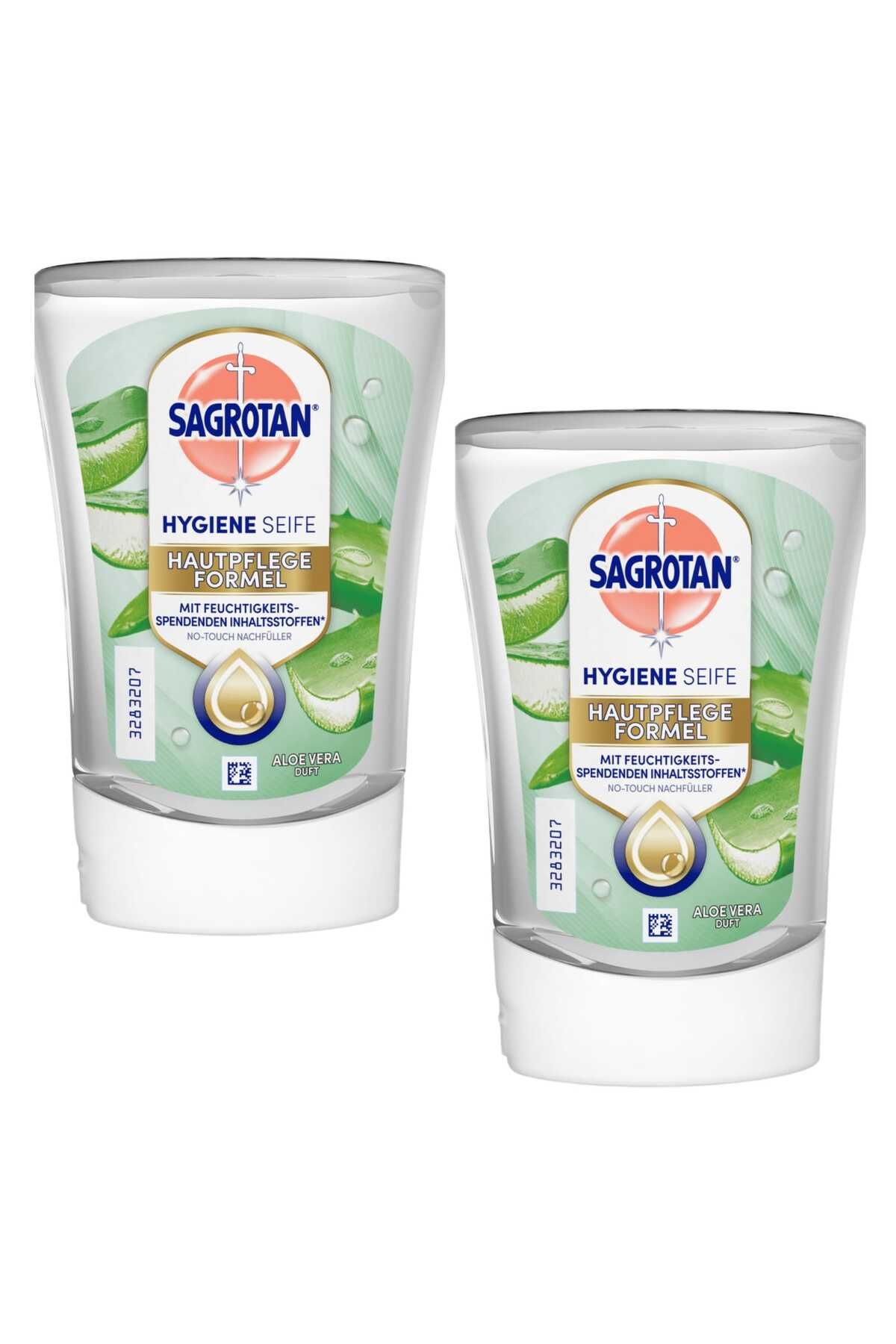Sagrotan-Sagrotan Soap Dispenser Set + 2 Aloe Soap Refills 250 ml - compatible with Dettol 2
