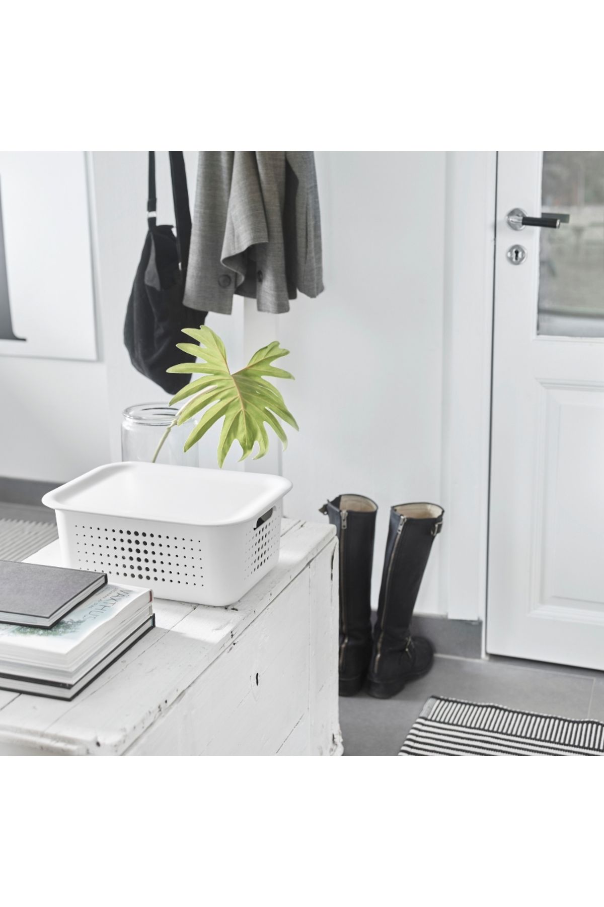 Orthex-Lid for SmartStore Recycled Storage and Organization Box, made of recycled plastic, White 7