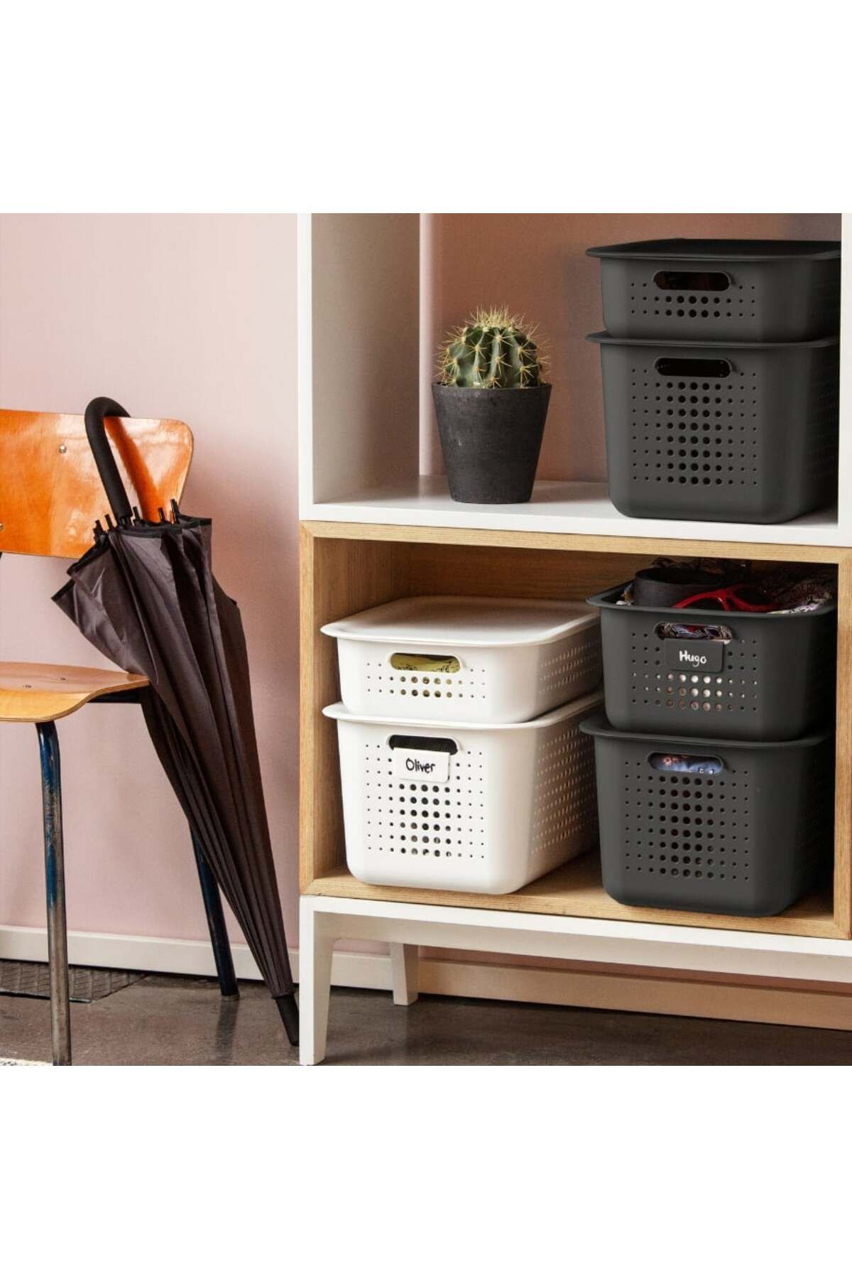 Orthex-Lid for SmartStore Recycled Storage and Organization Box, made of recycled plastic, White 6