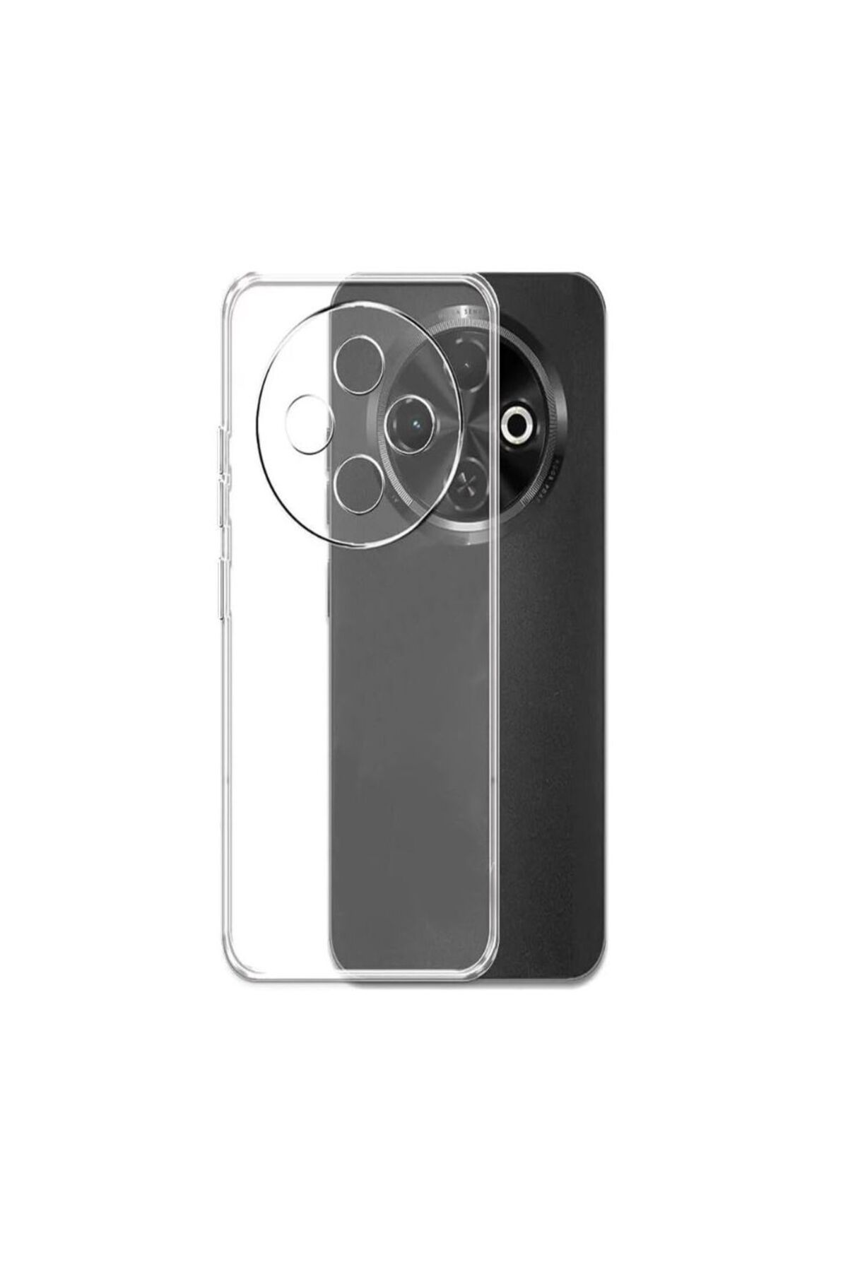 Gpack Tecno Spark 30C uyumlu Kılıf Süper Silikon Kamera Korumalı Şeffaf Renksiz