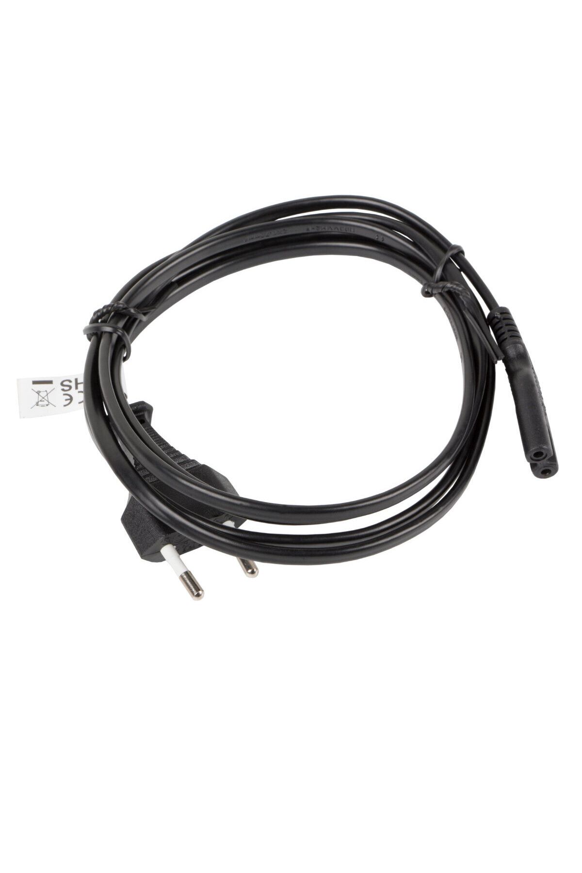 Lanberg-TV / radio / cassette player power cable, length 1.8m, VDE, Lanberg 40981, Euro, CEE 7/16 to IEC 320 1