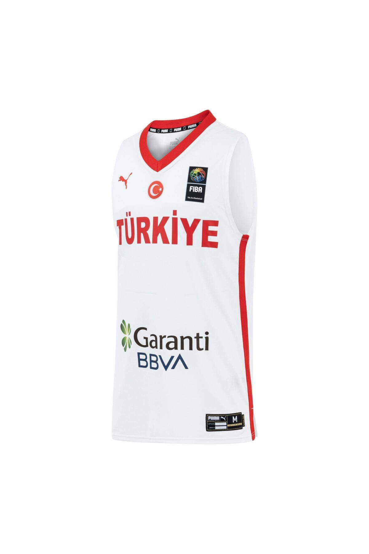 Puma 606606-01 Puma Turkey V-Neck Game Jersey Erkek Forma Beyaz