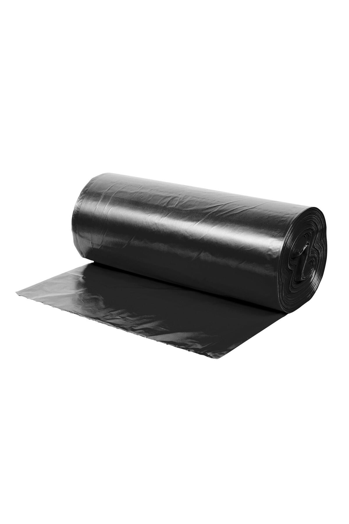 omeyva Endüstriyel Jumbo Boy Siyah Çöp Torbası Poşeti - 700 Gr. - 90 Litre - 80 x 110 Cm / 10 Adetlik Rulo