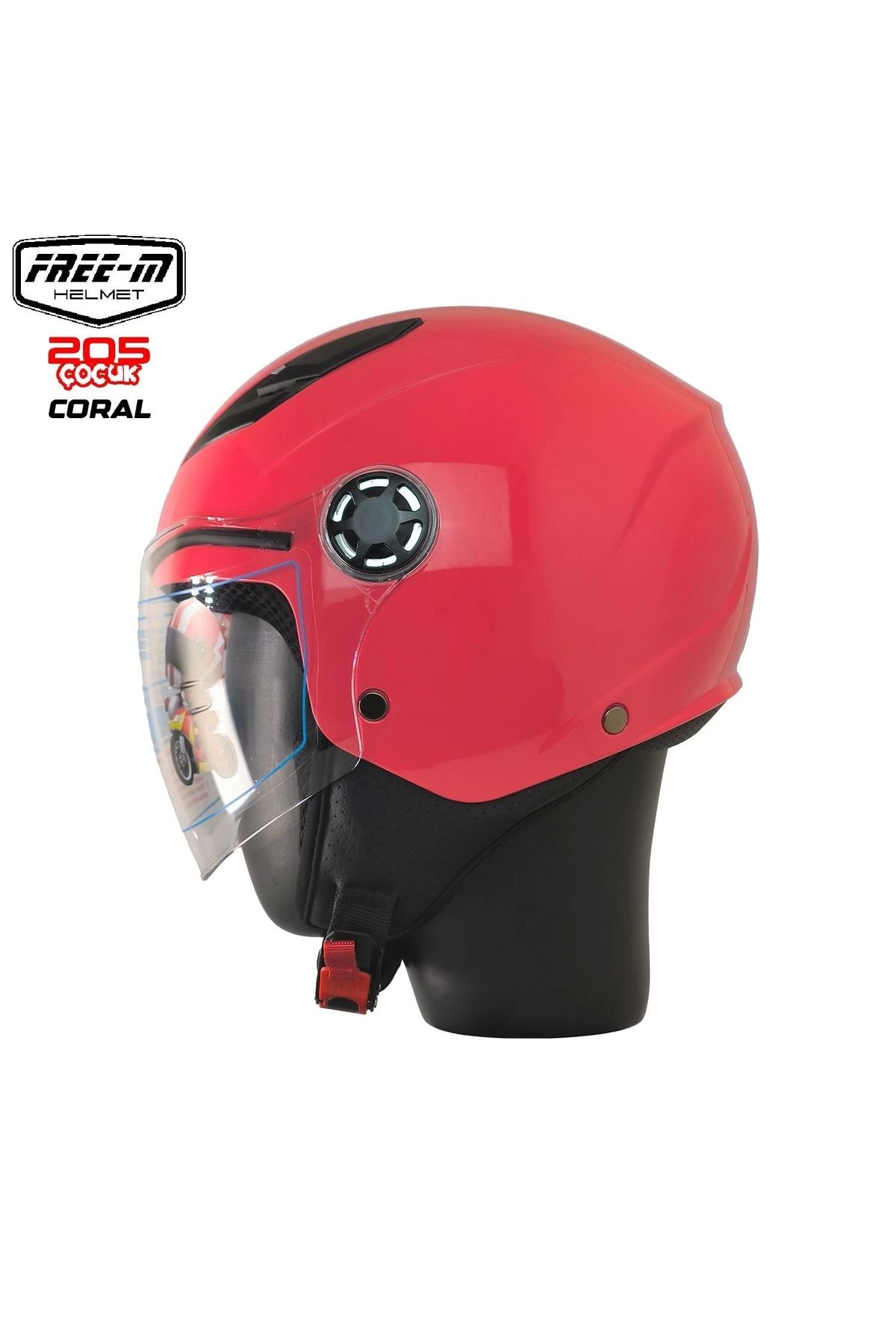 Free-M 205 Coral Yarım Çocuk Kaskı