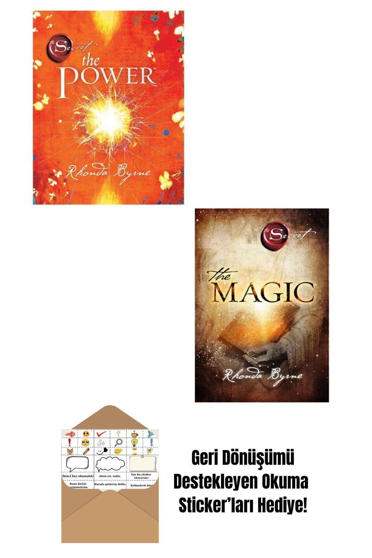 Artemis Yayınları The Power + The Magic 2 Kitap Set + Okuma Sticker'ları
