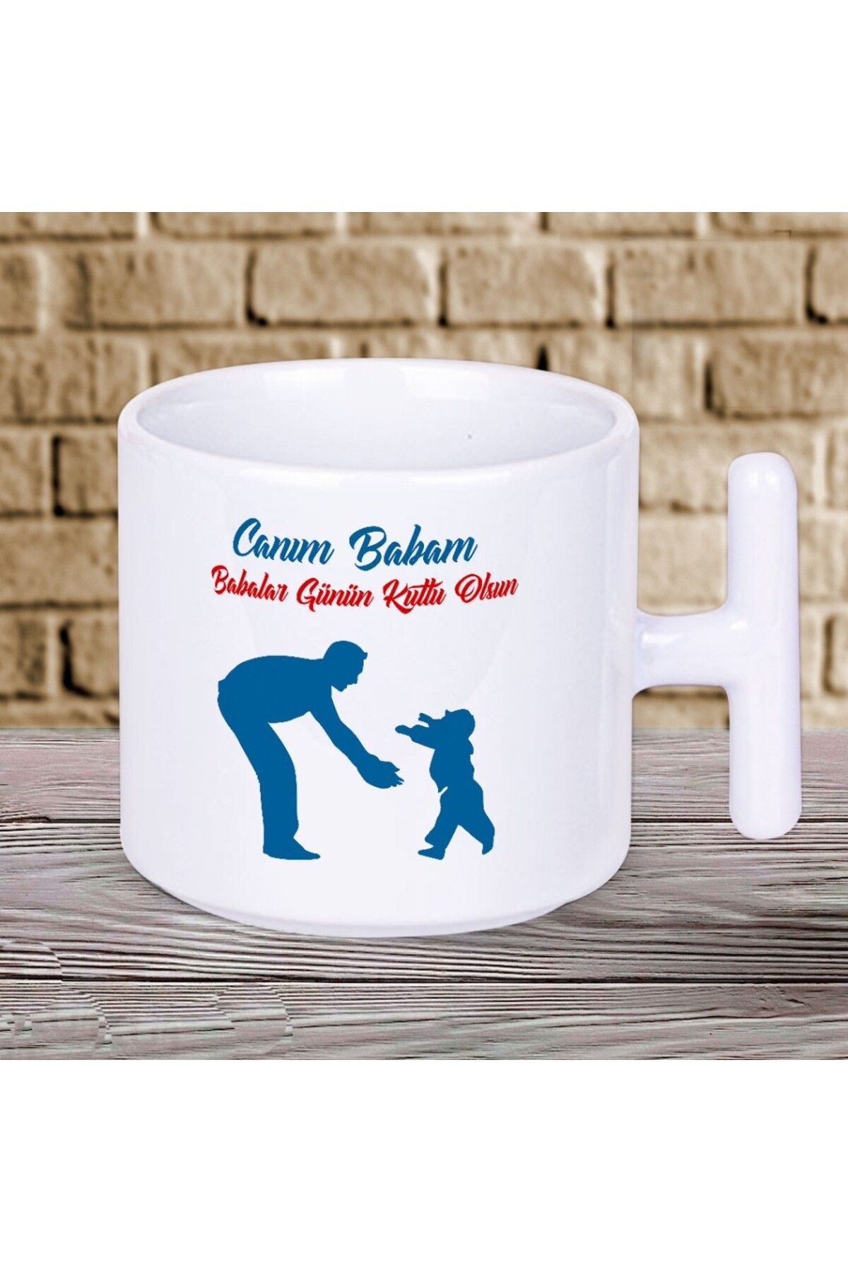 Nostaljik Lezzetler Babalar Gününe Özel Sevgi Dolu Canım Babam Yazılı T Kupa – Babalar Çok Sevecek!
