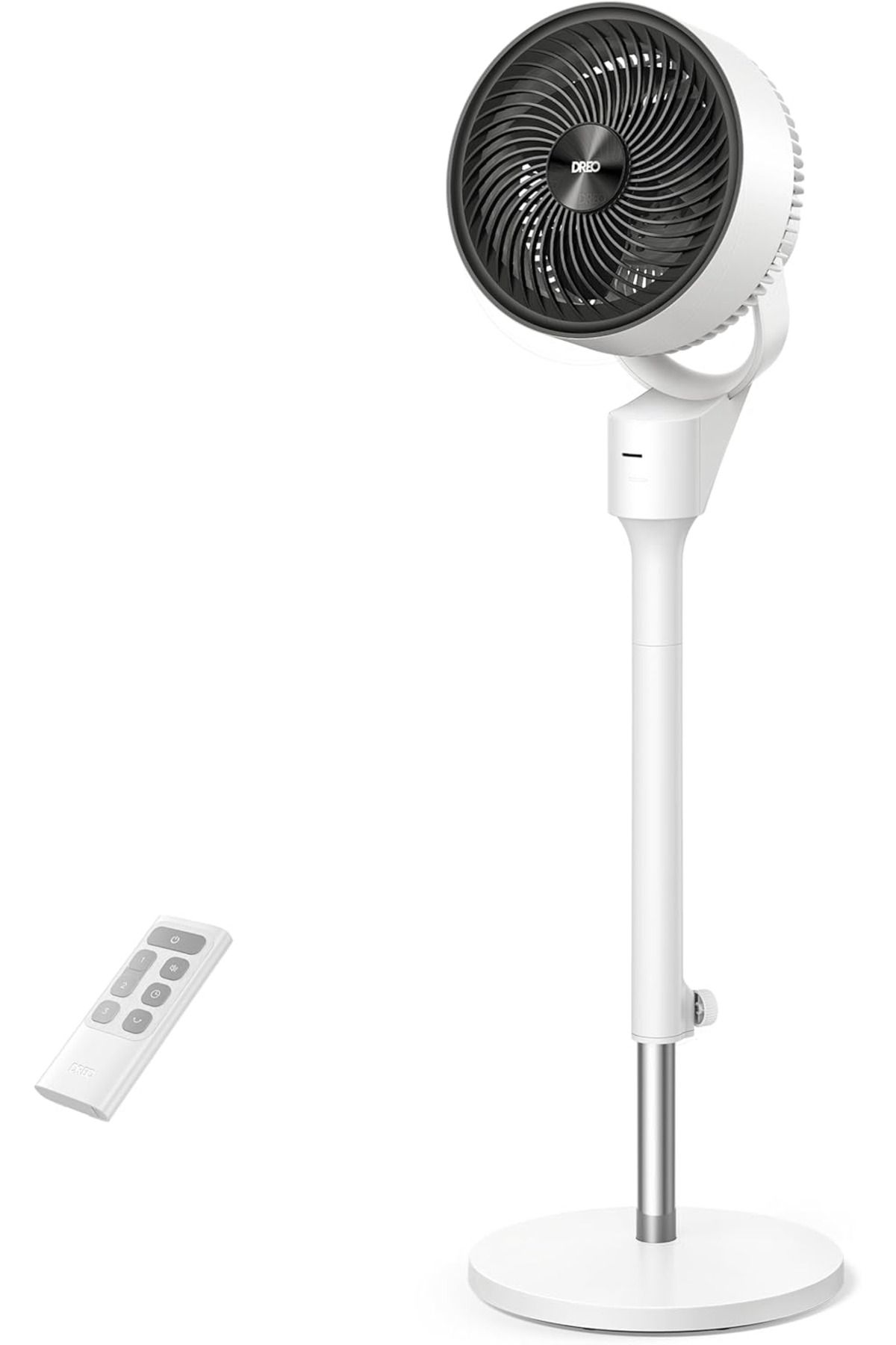 Dreo Sessiz Ayaklı Vantilatör, 25 dB, Yükseklik Ayarlı, Uzaktan Kumandalı, 80° Salınımlı