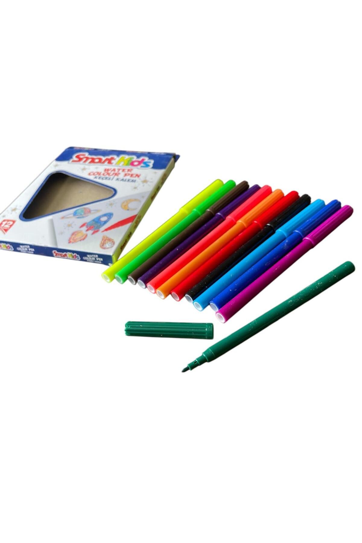 tuvval SMART KİDS KEÇELİ KALEM 12 Lİ