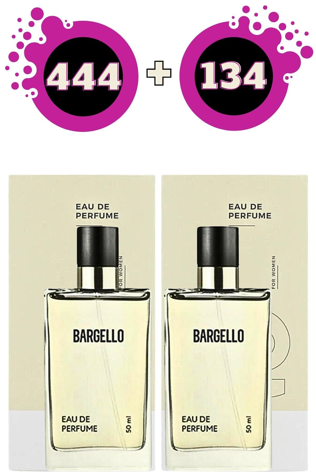 Bargello 444 Oriental Kadın Parfüm + 134 Oriental Kadın Parfüm Seti 50ml EDP