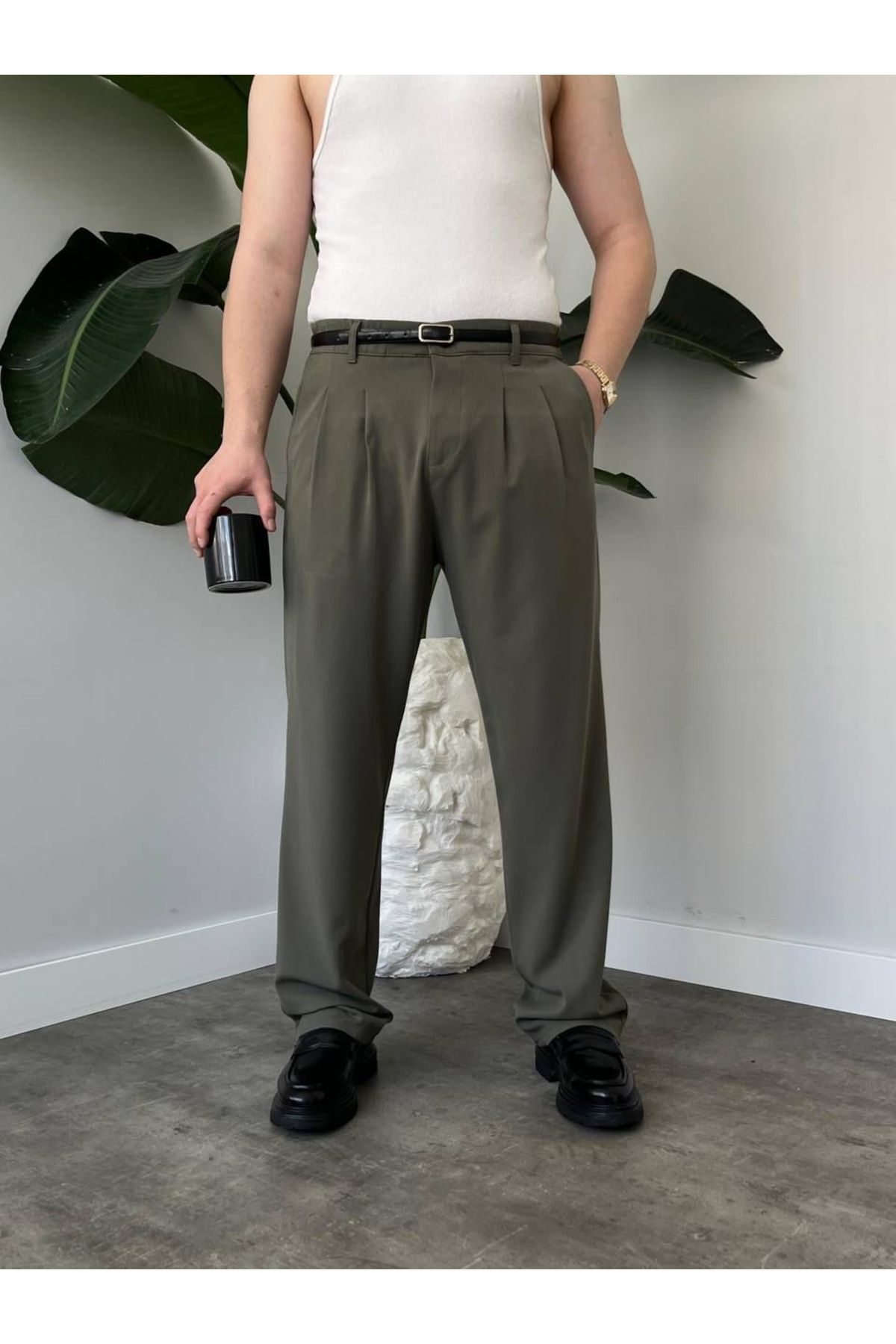 thewin Baggy Pantolon