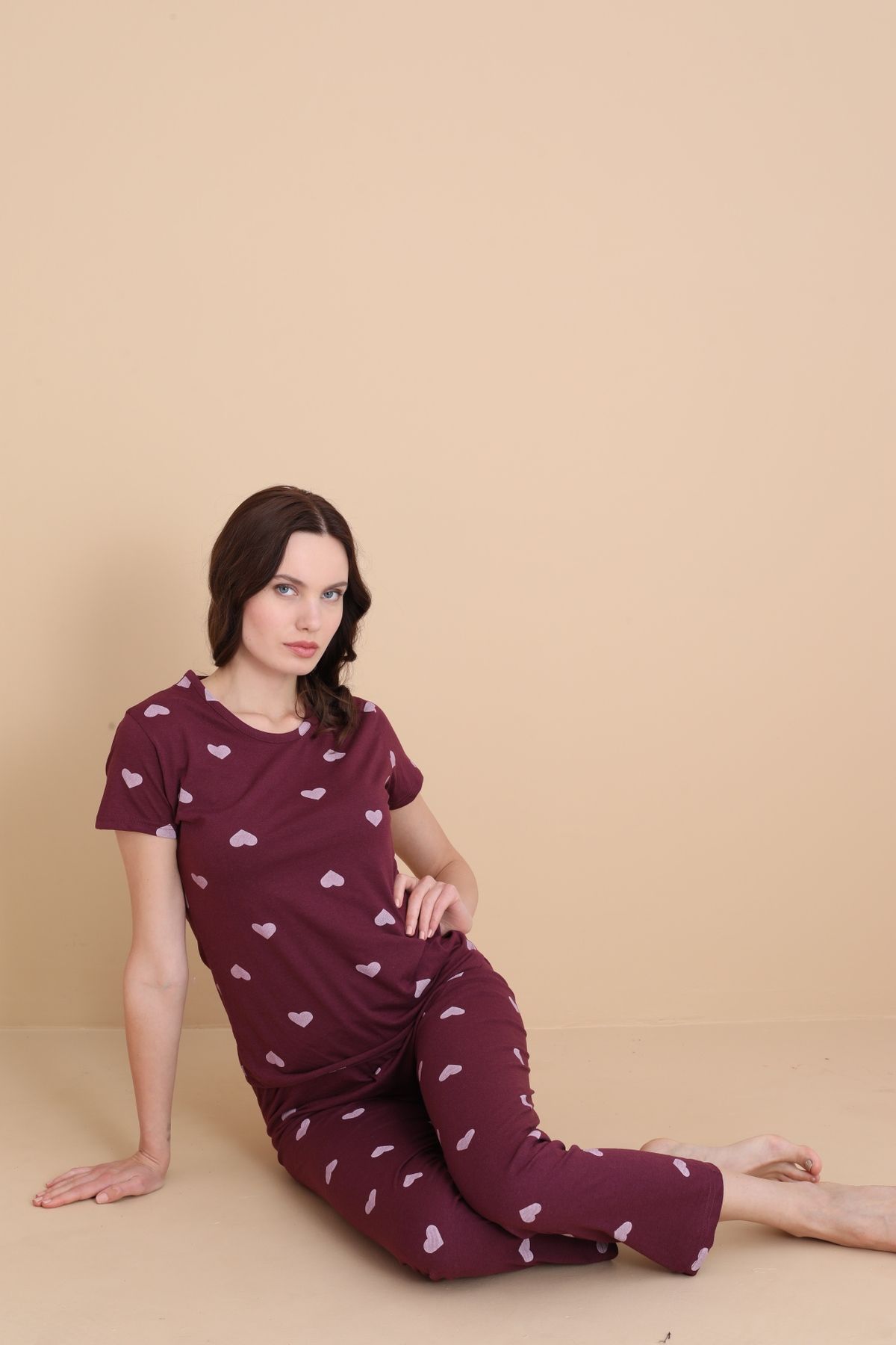 STELLAPİNK Kadın Pamuklu Pijama