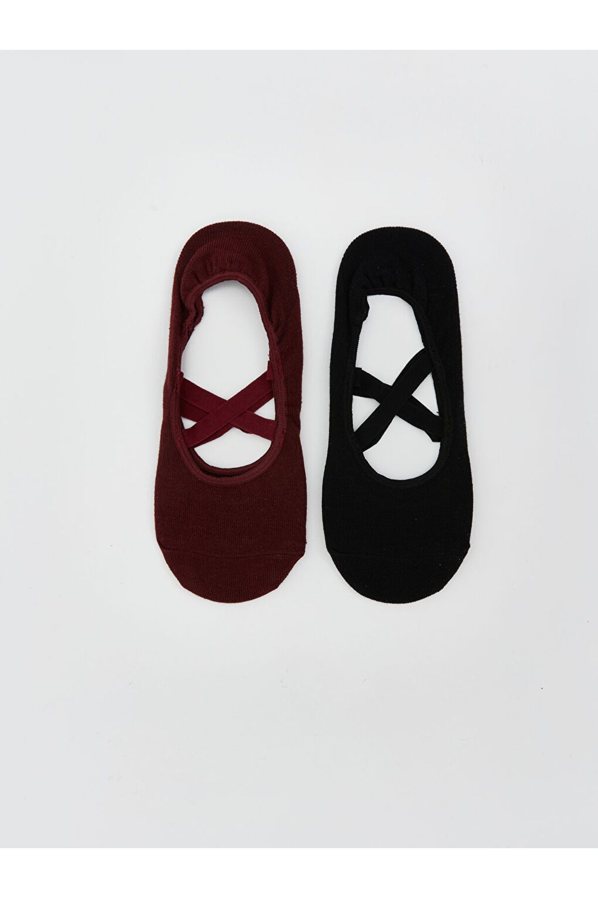 LC Waikiki Yeni Sezon Kadin Duz Yoga ve Pilates Corabi 2'li - S5O788Z8