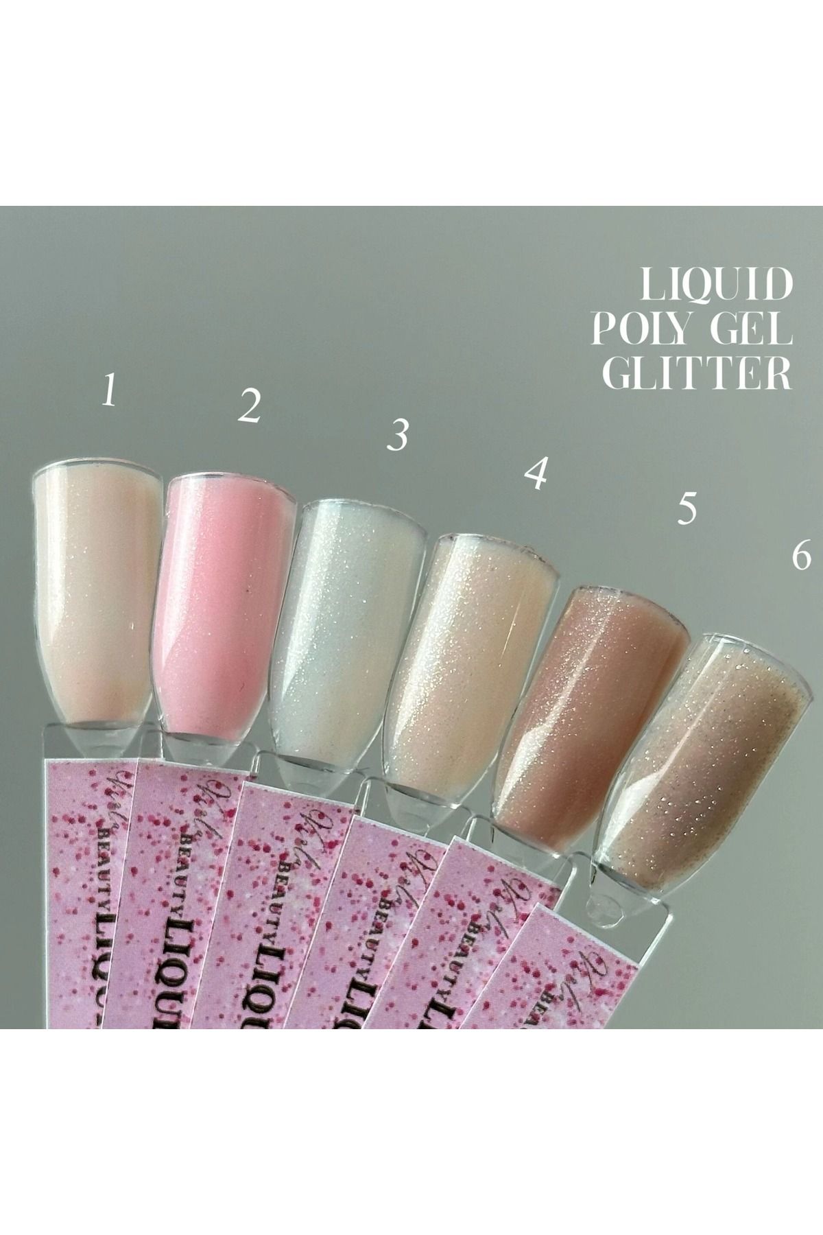 VIOLA BEAUTY Liquit Poly Gel GLITTER - Akışkan Formül 30 ml