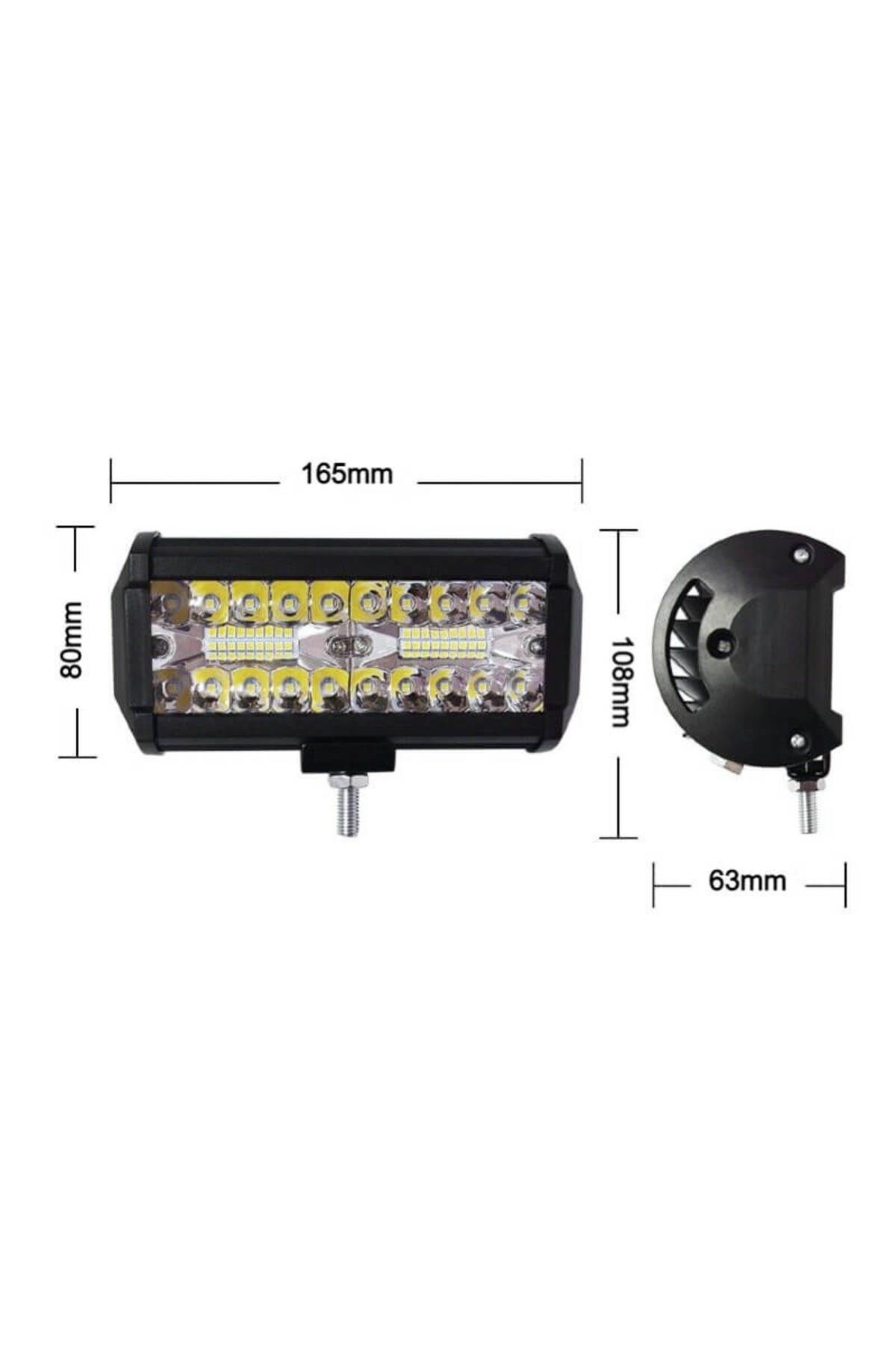 AUTOREY-Projector LED Bar Strobe 120W and 7000 Lumens with 5 Functions White and Yellow Light 5