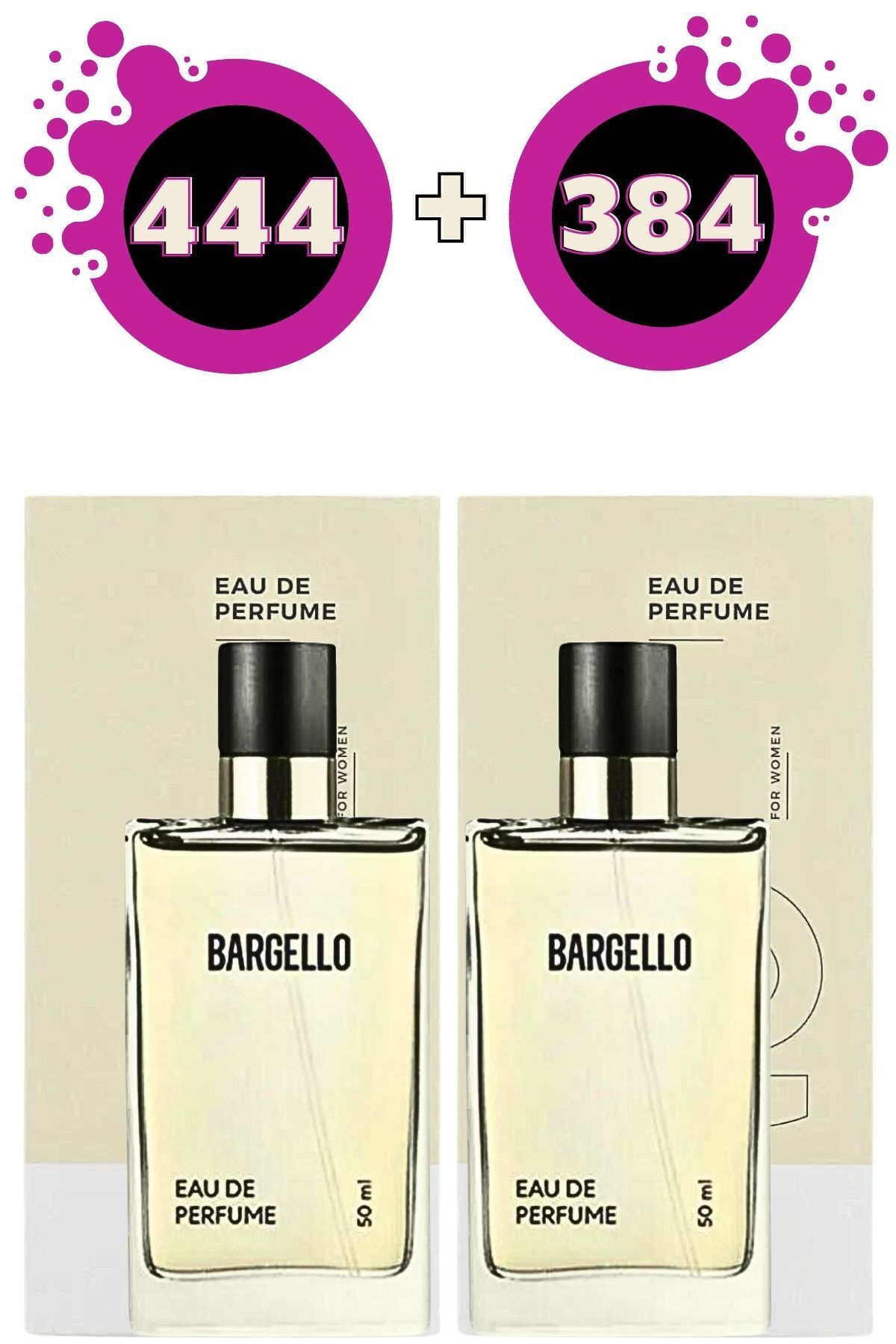 Bargello 444 Oriental Kadın Parfüm + 384 Floral Kadın Parfüm Seti 50ml EDP