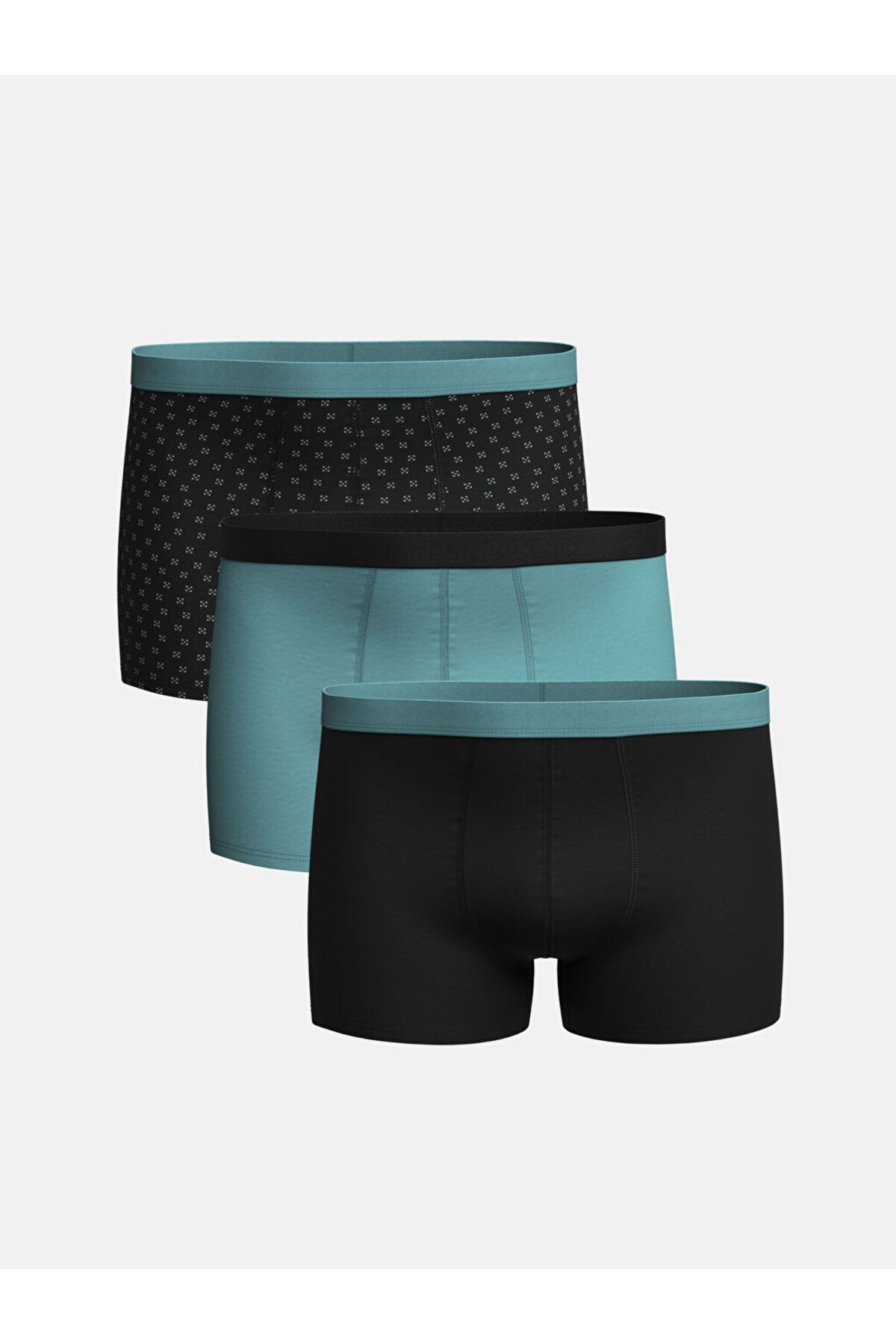 LC Waikiki Yeni Sezon Standart Kalip Pamuklu Esnek Erkek Boxer 3'lu - S45667Z8