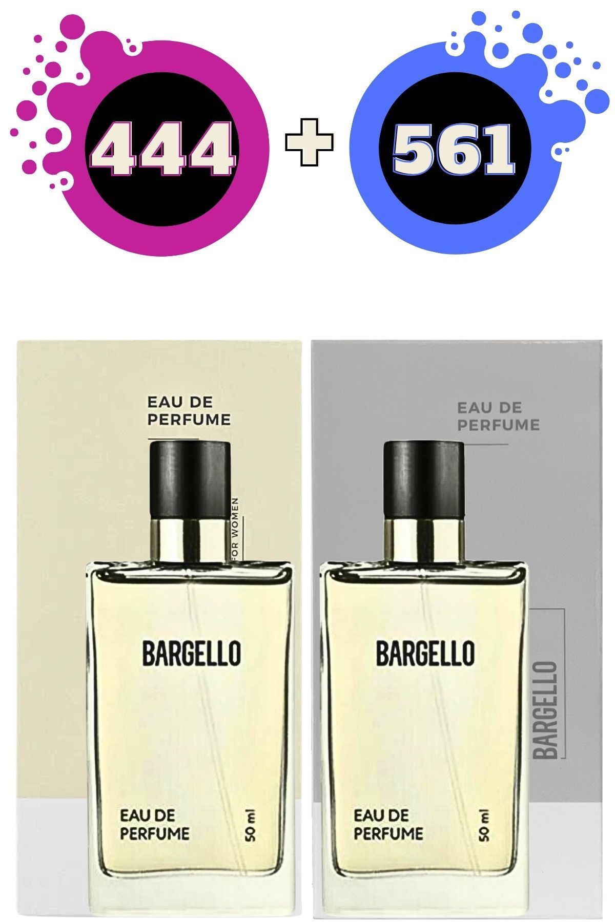 Bargello 444 Oriental Kadın Parfüm + 561 Fresh Erkek Parfüm Seti 50ml EDP