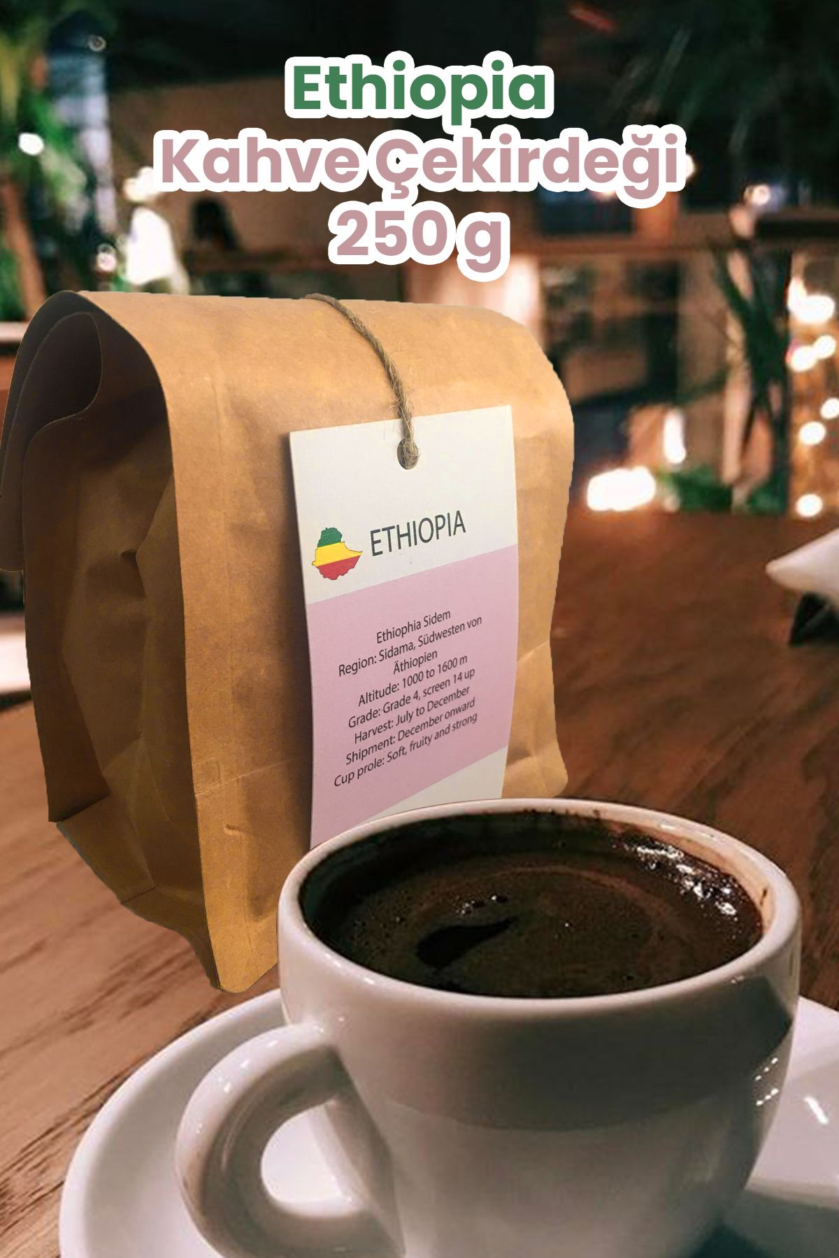 Levee Ethiopia Kahve Çekirdeği 250g