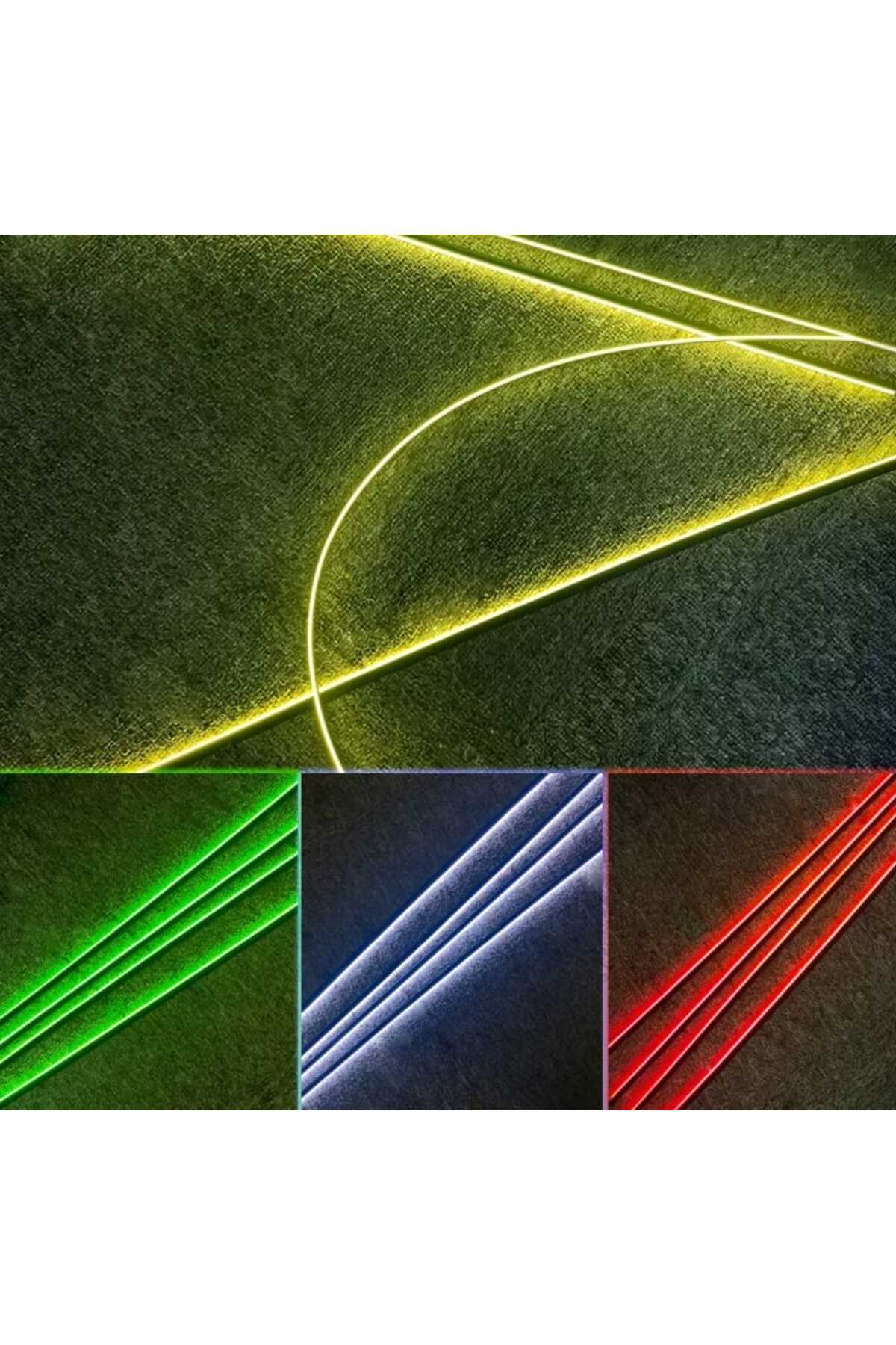 AUTOREY-18 în 1 LED-uri acrilice RGB pentru lumini ambientale interioare, panouri uși, mânere bord, control podea, neon 4