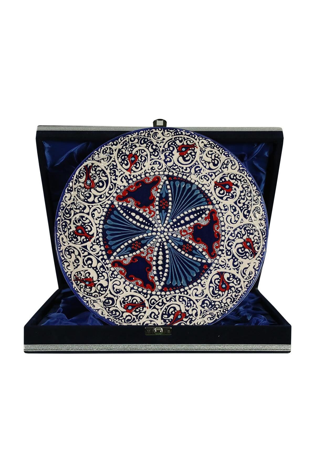 e38 EL İŞÇİLİĞİ ÇİNİ TABAK 25 CM - 6291