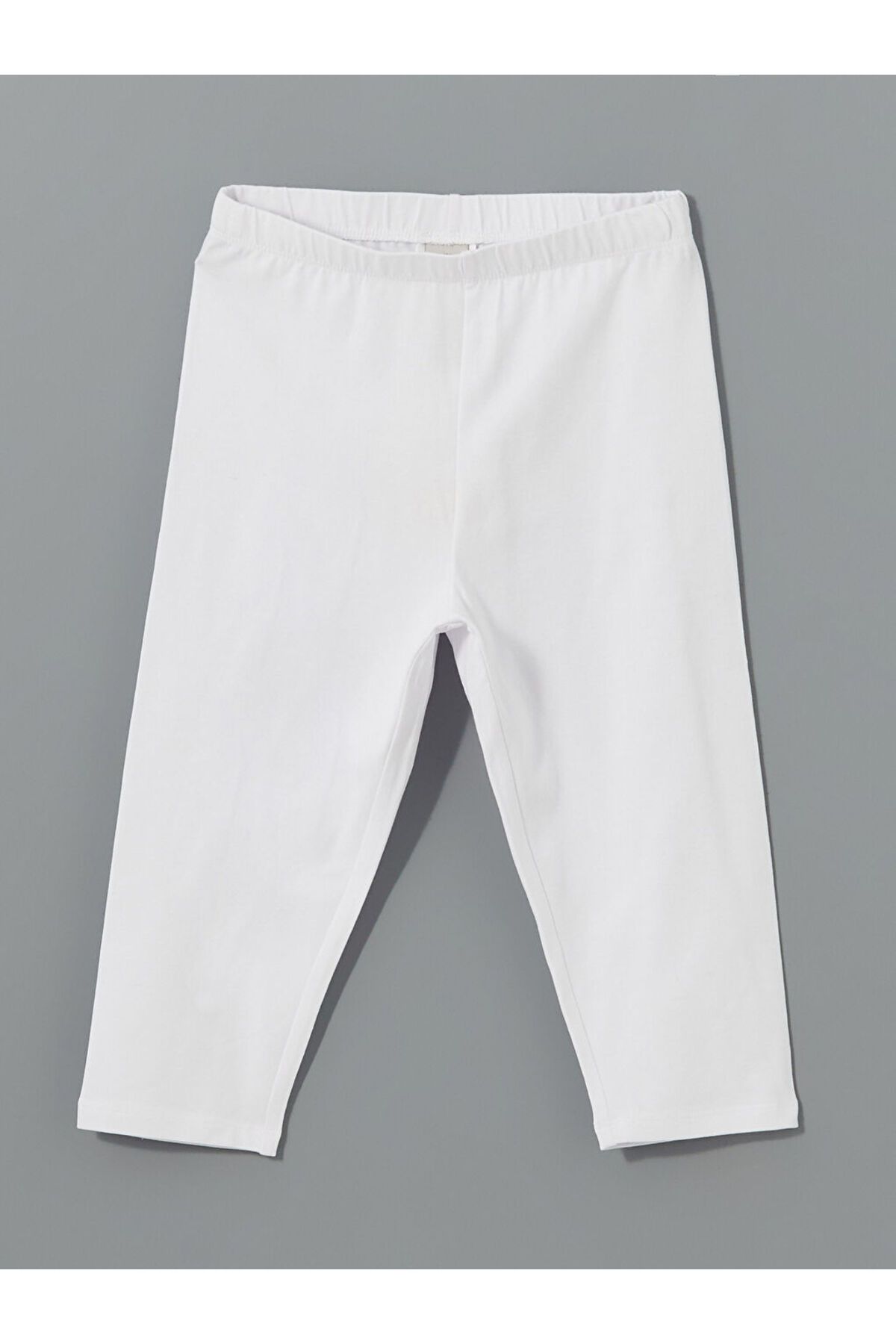 LC Waikiki Yeni Sezon Beli Lastikli 3/4 Boy Kiz Cocuk Tayt - S58677Z4