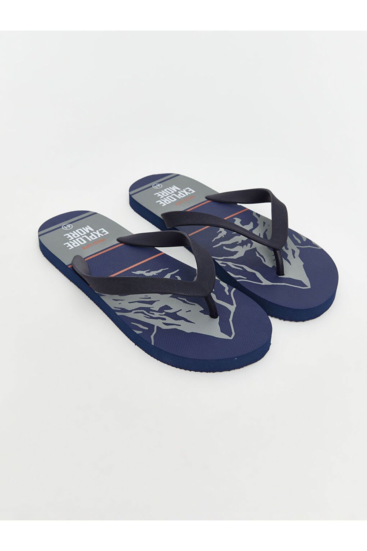 LC Waikiki Yeni Sezon Baskili Erkek Parmak Arasi Terlik - S5OU01Z8