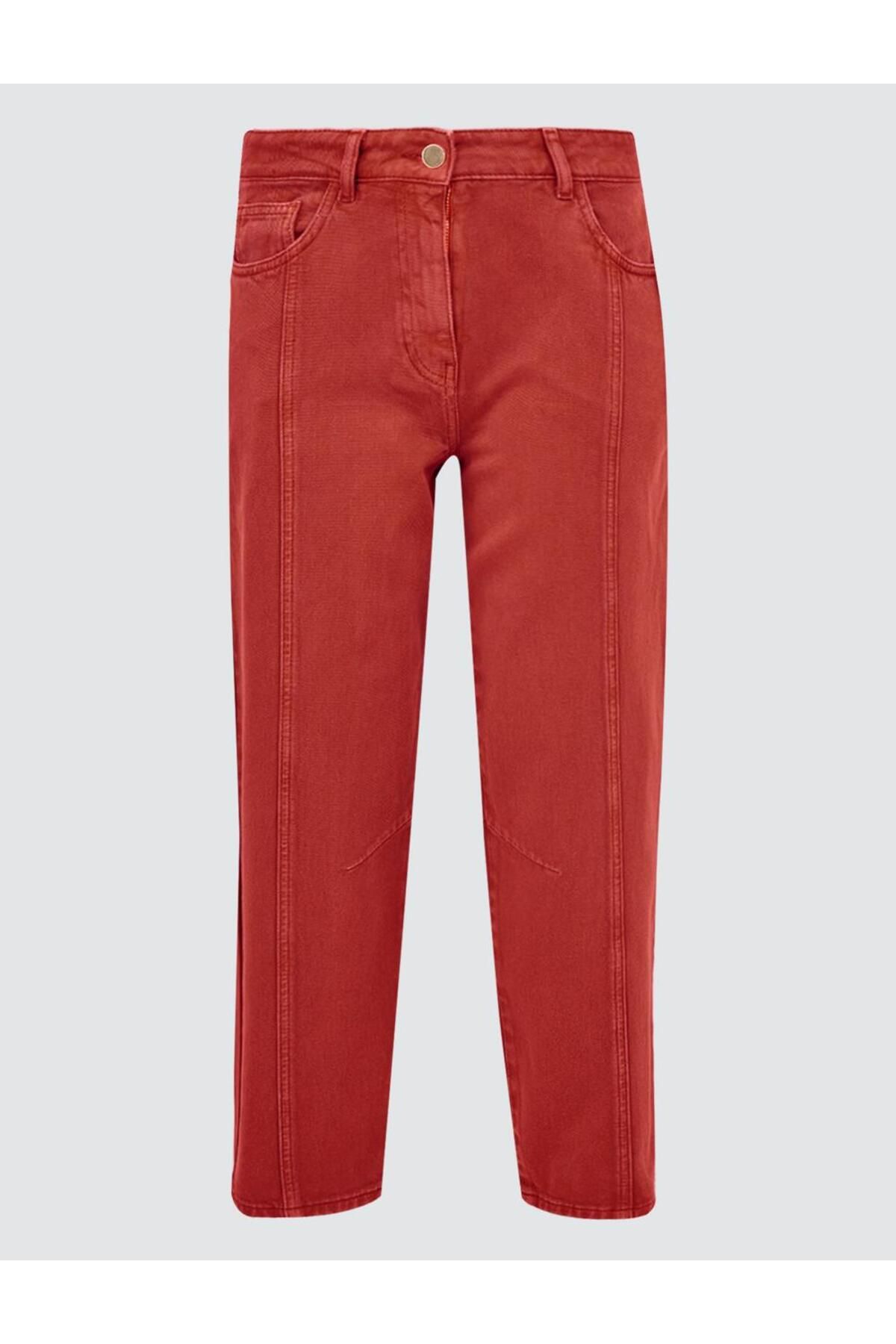Jimmy Key Kıremıt %100 Pamuk Normal Bel Normal Paça Denim Pantolon