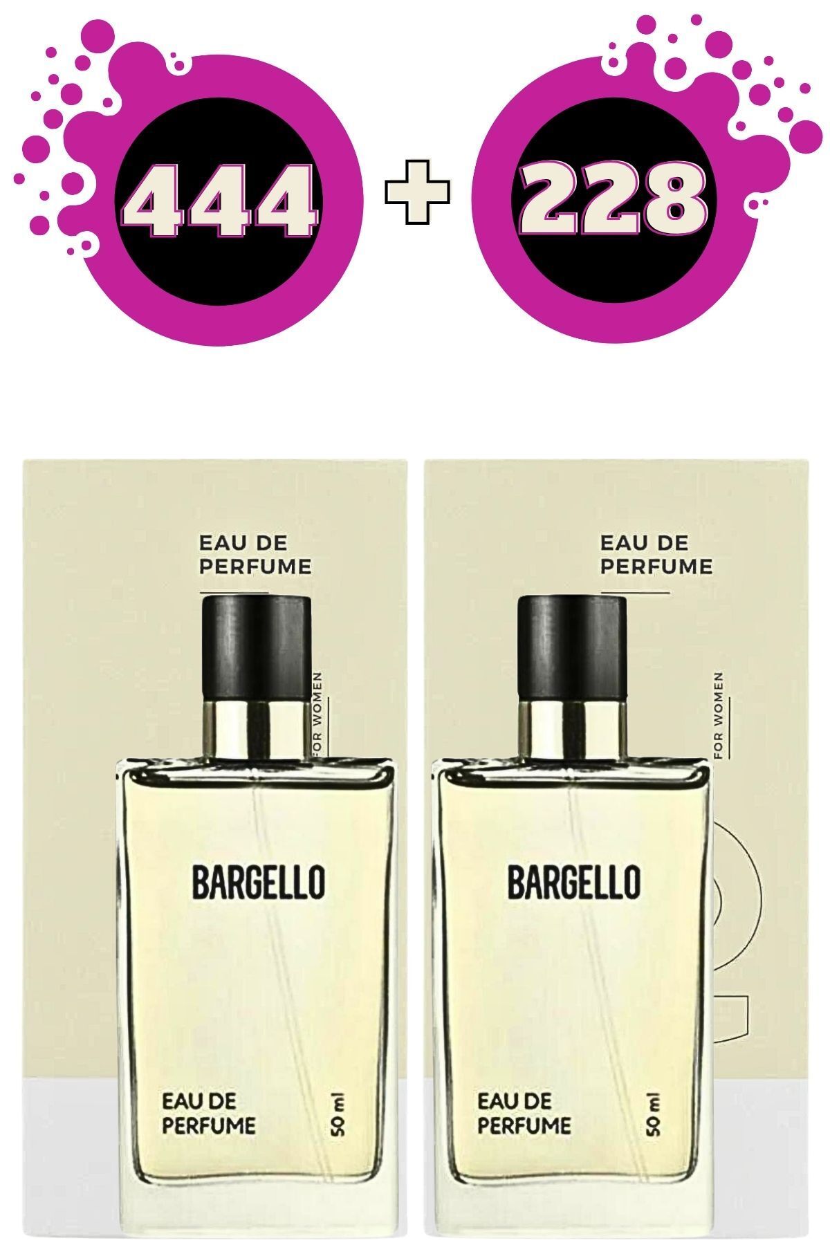 Bargello 444 Oriental Kadın Parfüm + 228 Oriental Kadın Parfüm Seti 50ml EDP