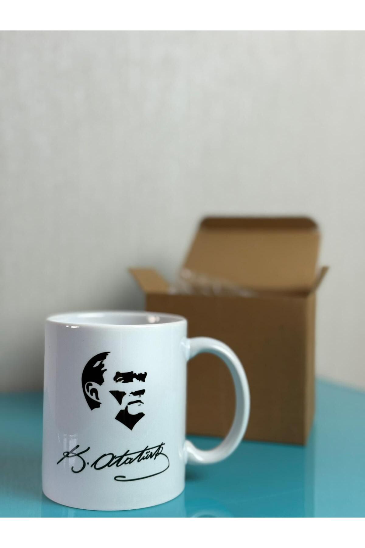 SARAL BROTHERS Mustafa Kemal Atatürk Desenli Kupa Bardak Model 2