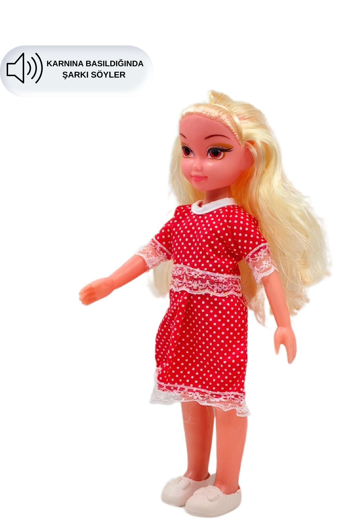 craftivio Prenses Moda Bebek Sesli Kız Çocuk Oyuncağı 33 cm