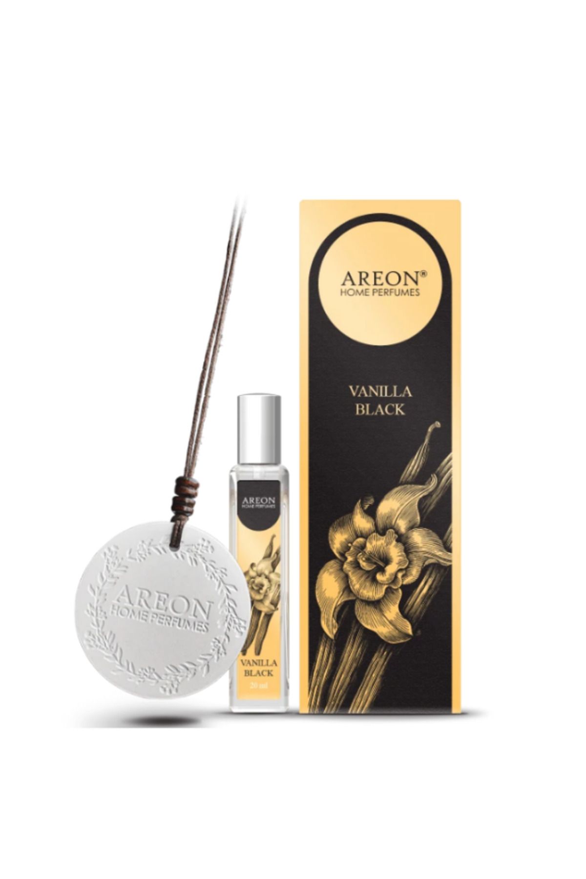 Areon Ceramic Disc 20 Ml Vanilla Black Dolap Ve Çekmece Kokusu