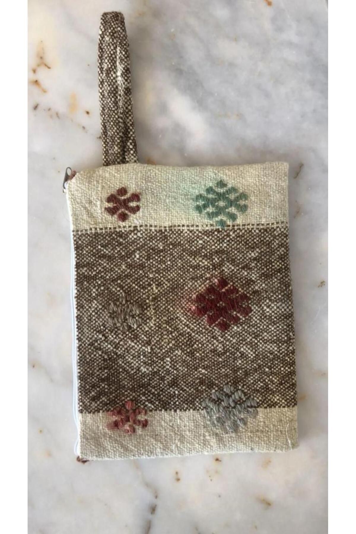 DesignEv El Yapımı Bohem Çanta, Vintage Kilimden Kadın El Çantası, Harika Vintage Eşsiz Hediye