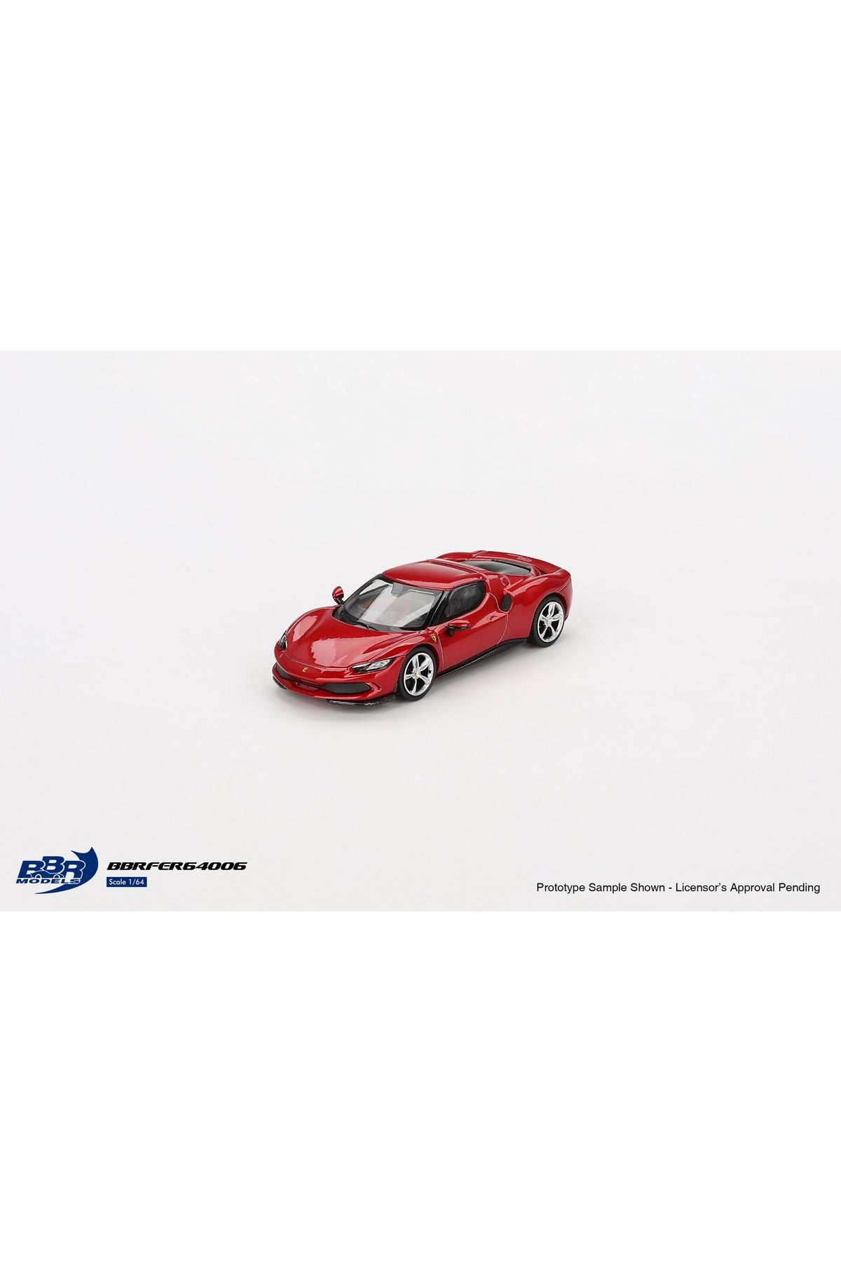 alpmodel Mini GT 1/64 BBR Ferrari 296 GTB Rosso Imola BBRFER64006