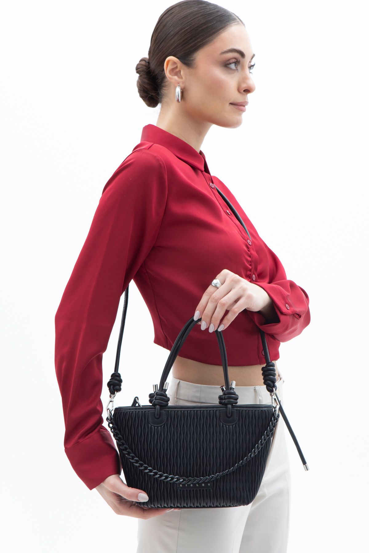 Sisley SİSLEY KADIN EL ÇANTASI SLY_207 STD Siyah