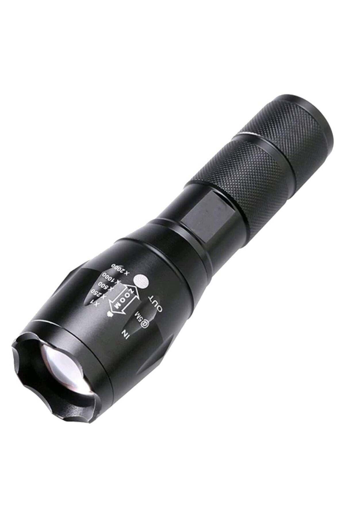 Powermaster Şarjlı Zoom'lu Ledli El Feneri PM-14623