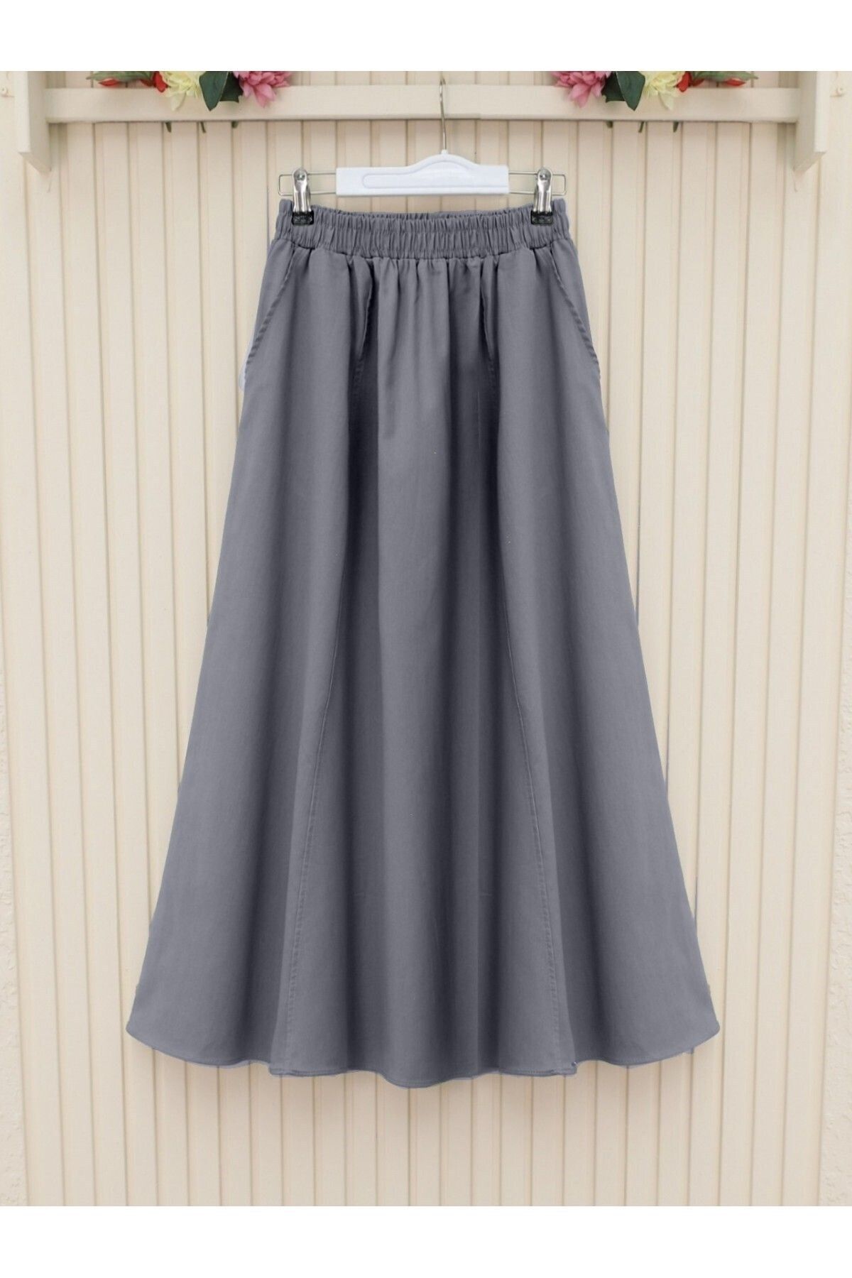 Armalia Füme Poplin Cepli Etek