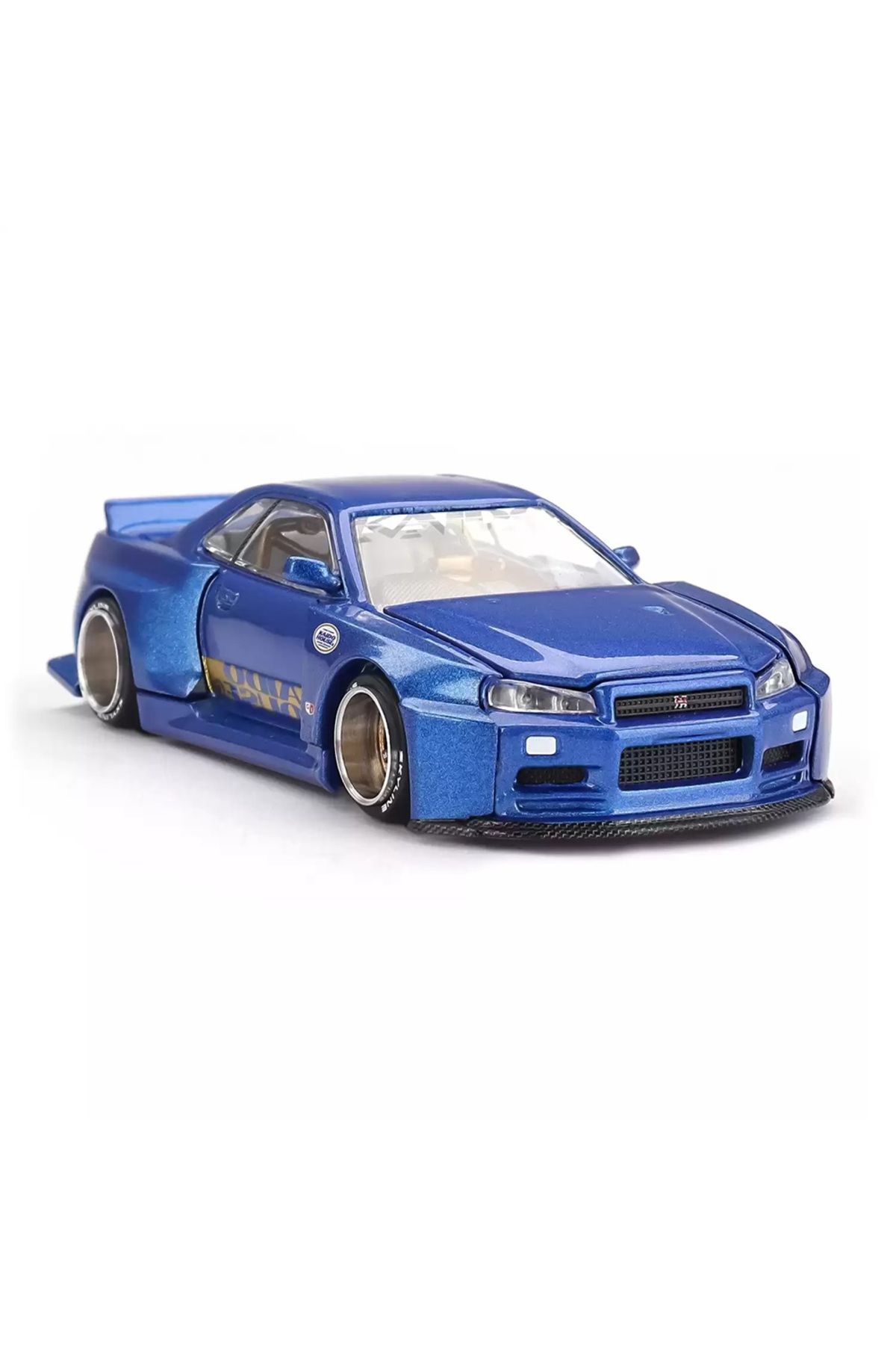 alpmodel Mini GT 1/64 KaidoHouse x MiniGT Nissan Skyline GT-R (R34) Kaido Works V2 Aero SHINJUKU V2