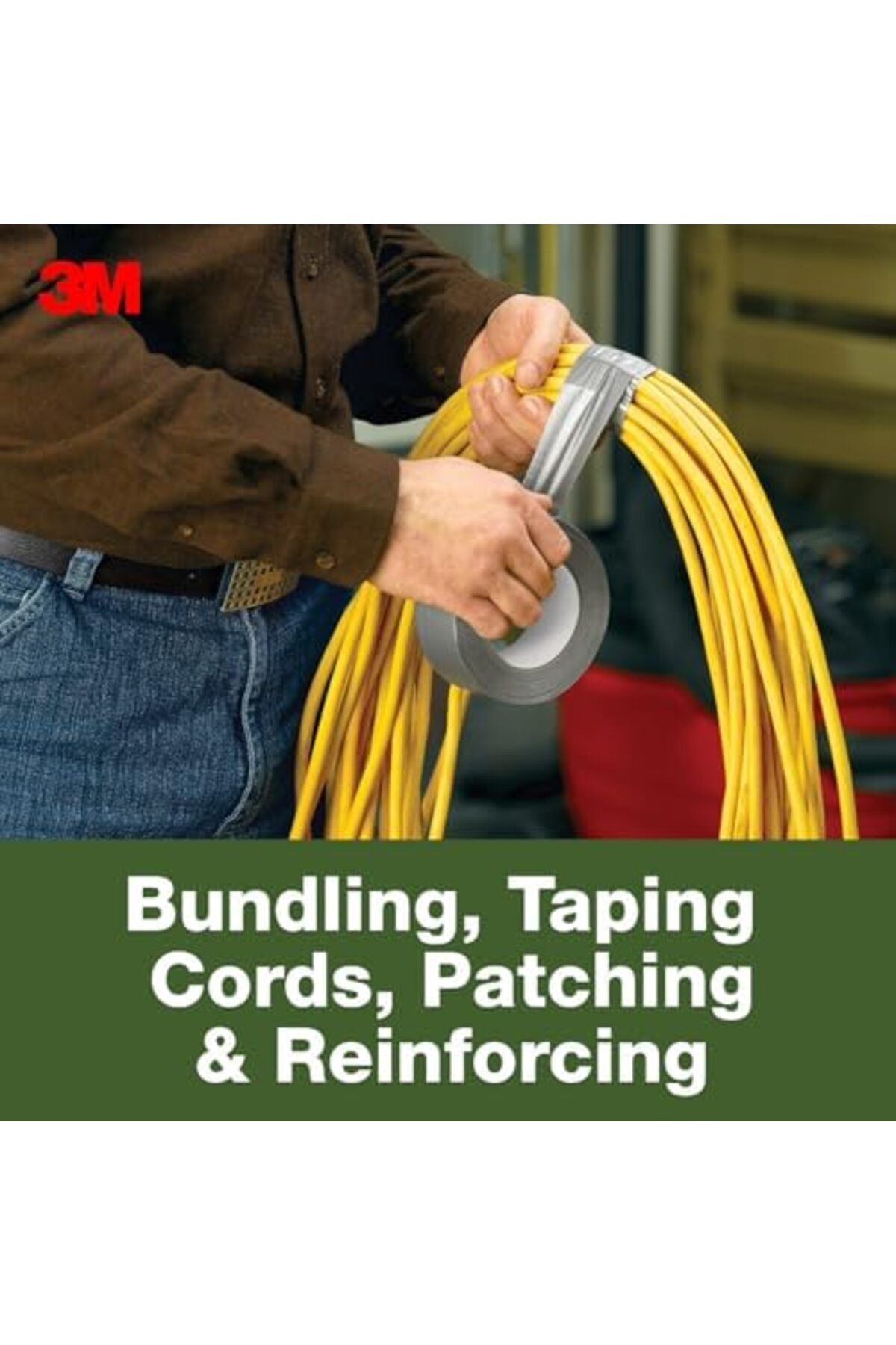 3M-Basic Duct Tape, 1.88 inches by 55 yards, 1055, 1 roll 4