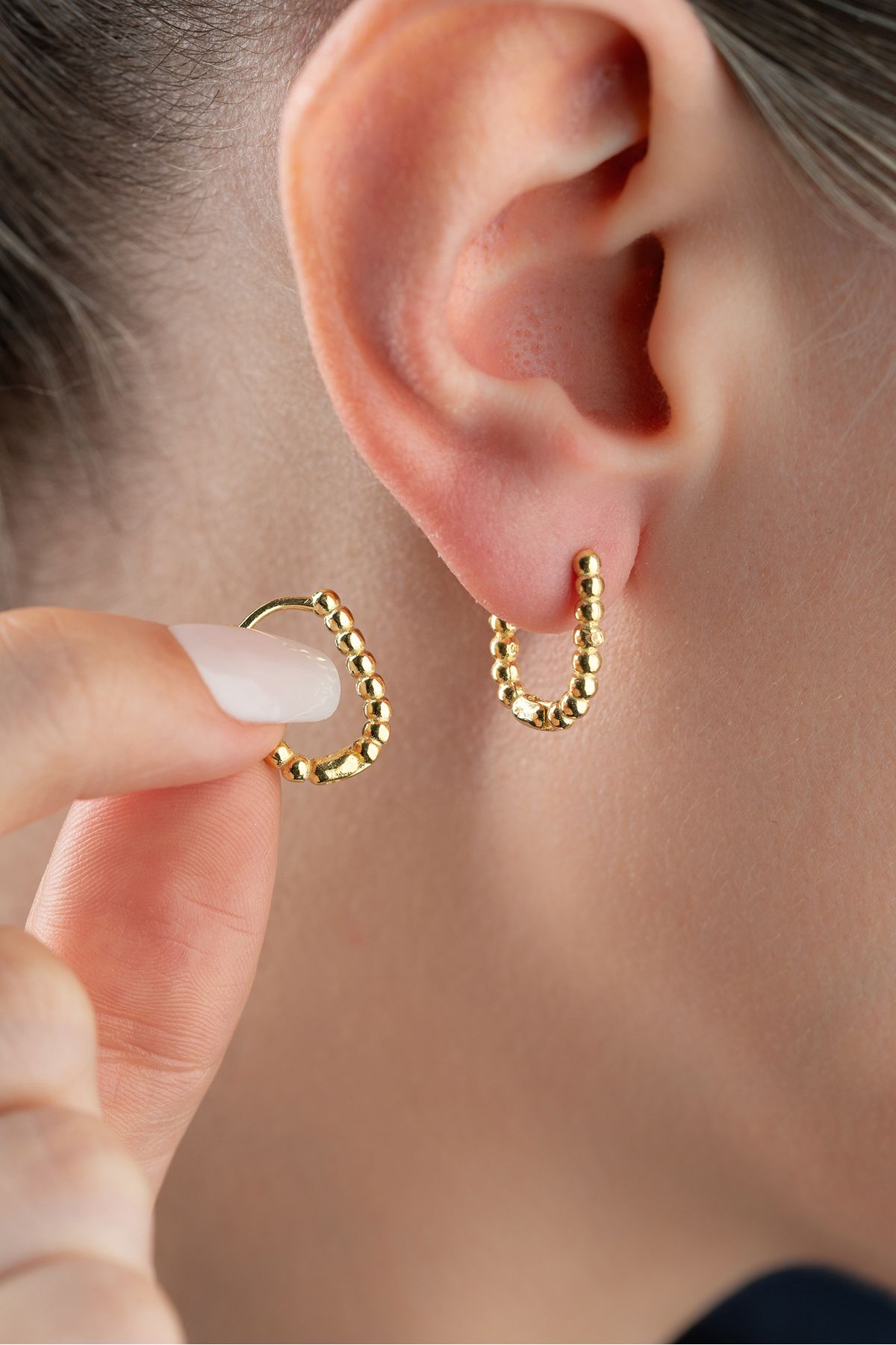 Silvano Jewelry 925 Ayar Gümüş Trend Küpe